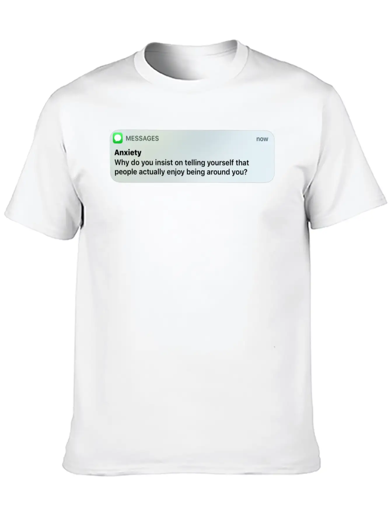 Anxiety Timeless Short Sleeve Tee – Comfy And Minimalist Design