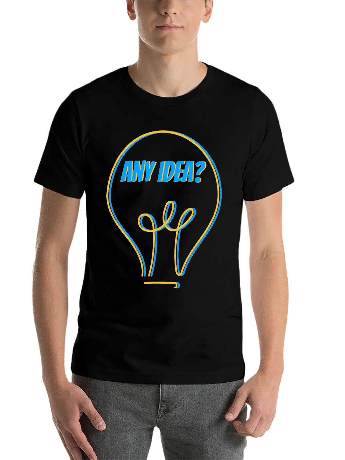Any Idea? - Logic Comfortable Minimalist Graphic Tee – Summer Style Essential