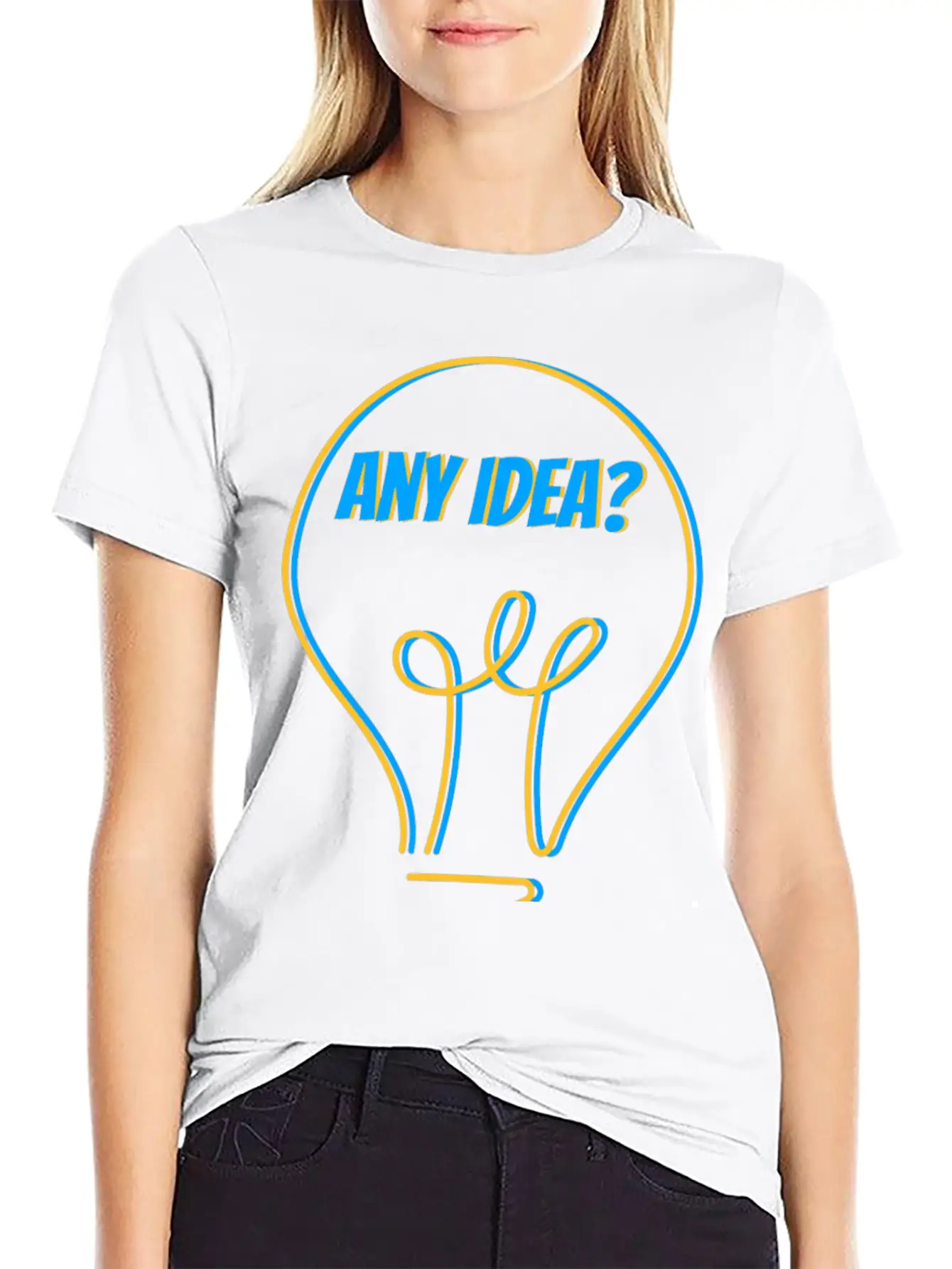Any Idea? - Logic Comfortable Minimalist Graphic Tee – Summer Style Essential