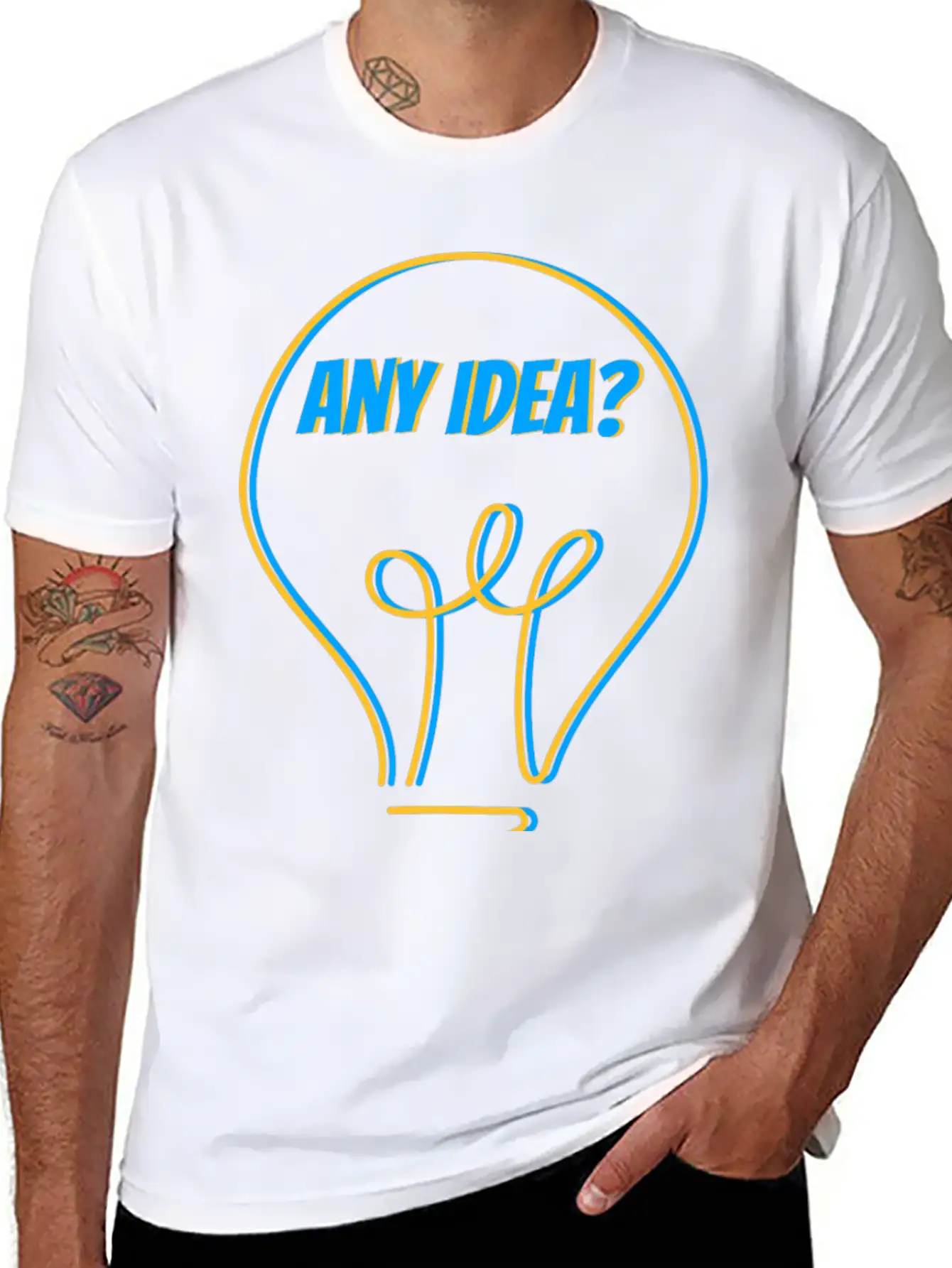 Any Idea? - Logic Comfortable Minimalist Graphic Tee – Summer Style Essential