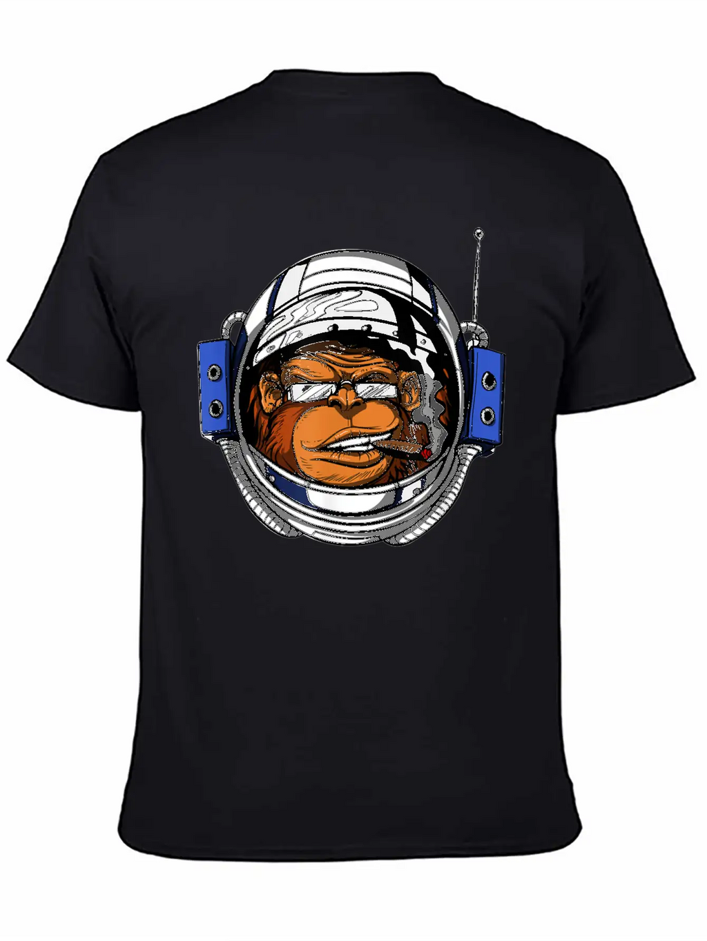 Ape Chimp Monkey Astronaut Space Cosmic Galaxy Basic Graphic T-Shirt – Daily Comfort In Soft Cotton