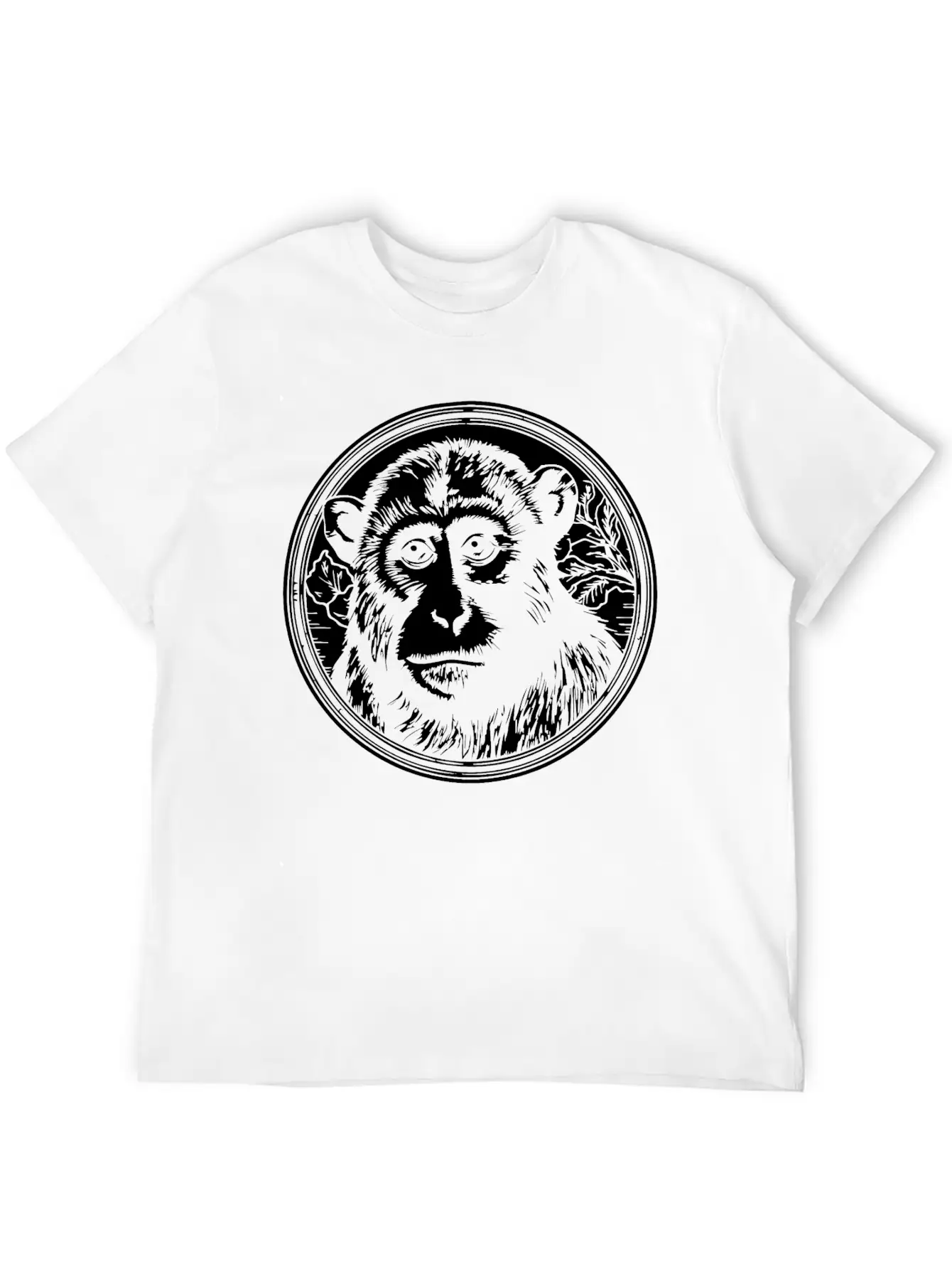 Ape Face Apes Apelike Jungle Primate Breathable Soft Cotton T-Shirt – Timeless Casual Look