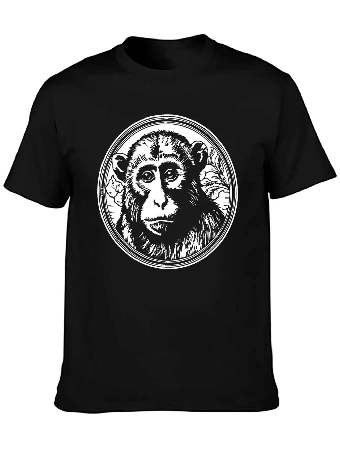 Ape Face Apes Apelike Jungle Primate Breathable Soft Cotton T-Shirt – Timeless Casual Look