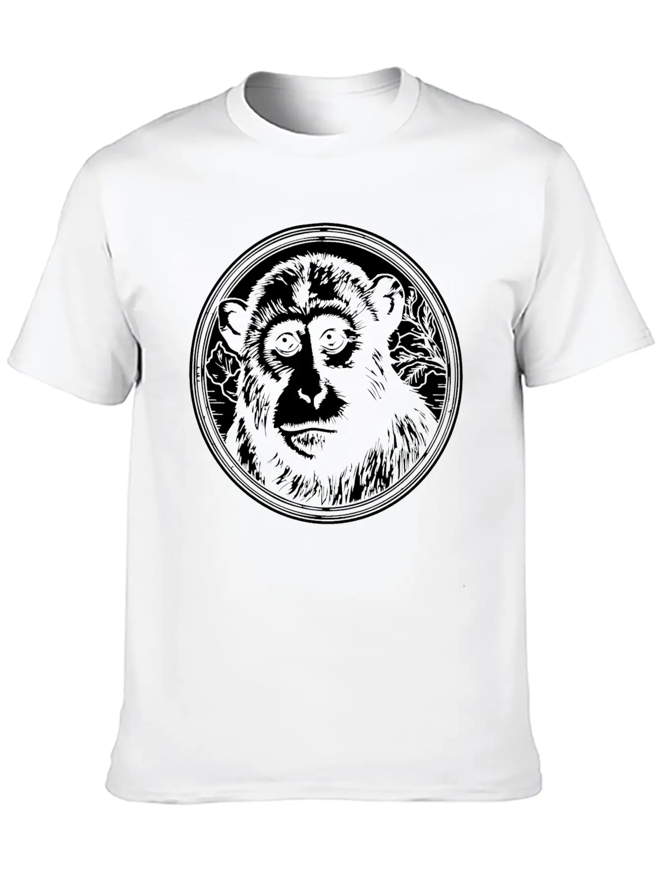 Ape Face Apes Apelike Jungle Primate Breathable Soft Cotton T-Shirt – Timeless Casual Look