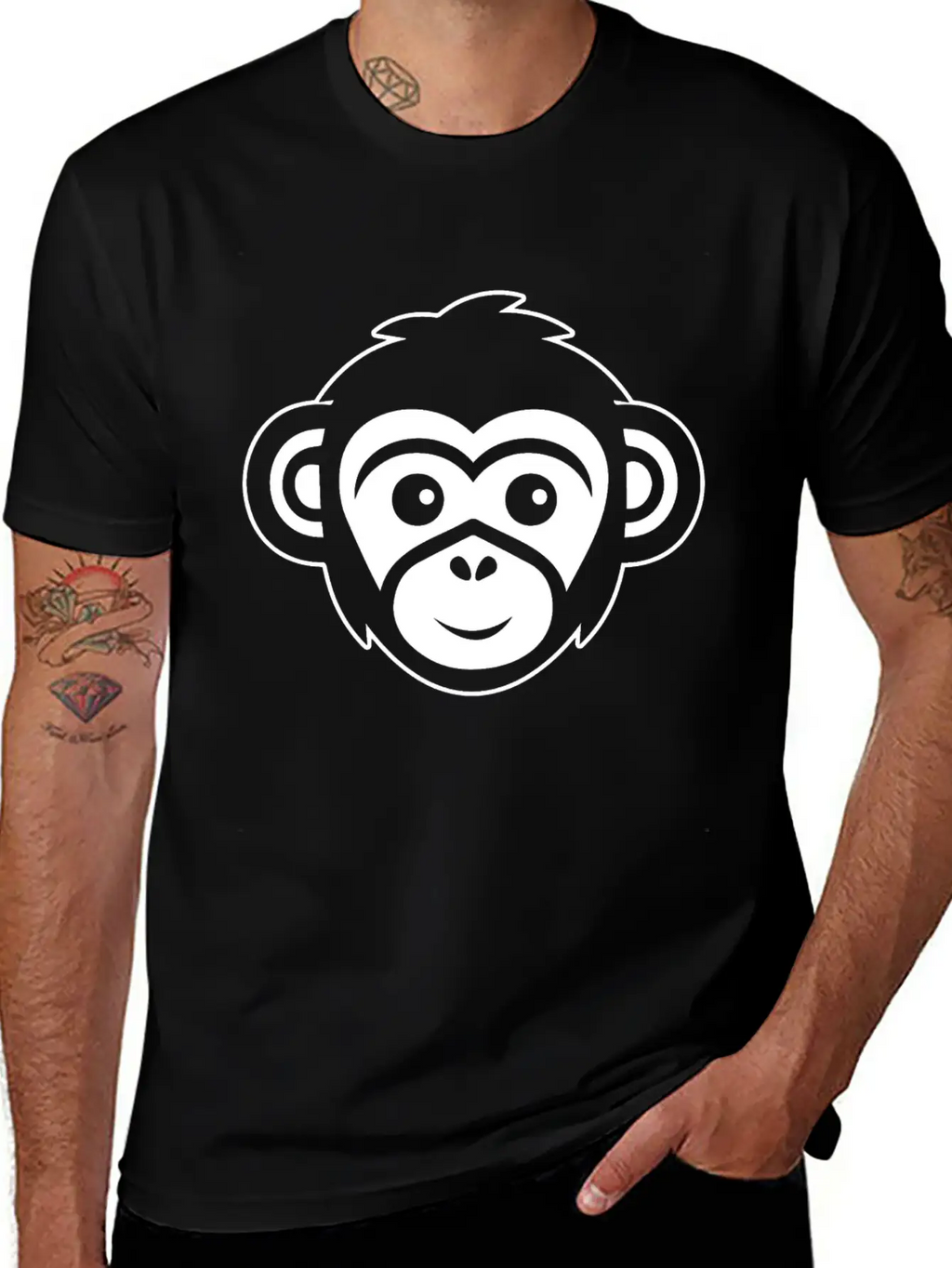 Ape Face Apes Apelike Jungle Primate Classic Fit Graphic Tee For Daily Comfort – Unisex Cotton Shirt