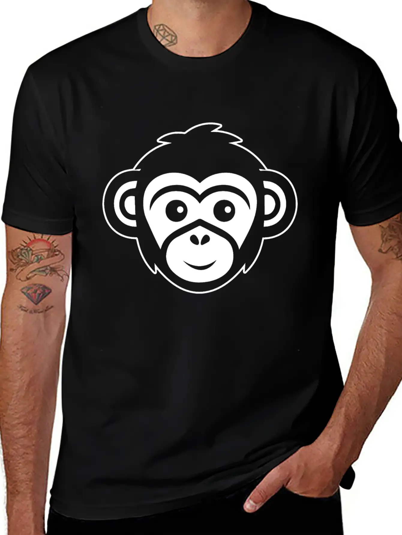 Ape Face Apes Apelike Jungle Primate Classic Fit Graphic Tee For Daily Comfort – Unisex Cotton Shirt