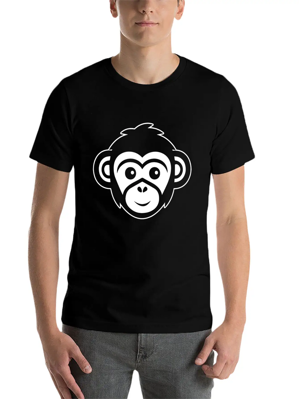 Ape Face Apes Apelike Jungle Primate Classic Fit Graphic Tee For Daily Comfort – Unisex Cotton Shirt