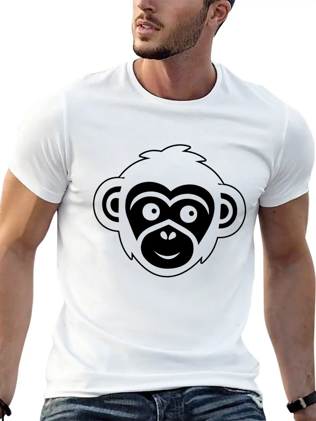 Ape Face Apes Apelike Jungle Primate Classic Fit Graphic Tee For Daily Comfort – Unisex Cotton Shirt