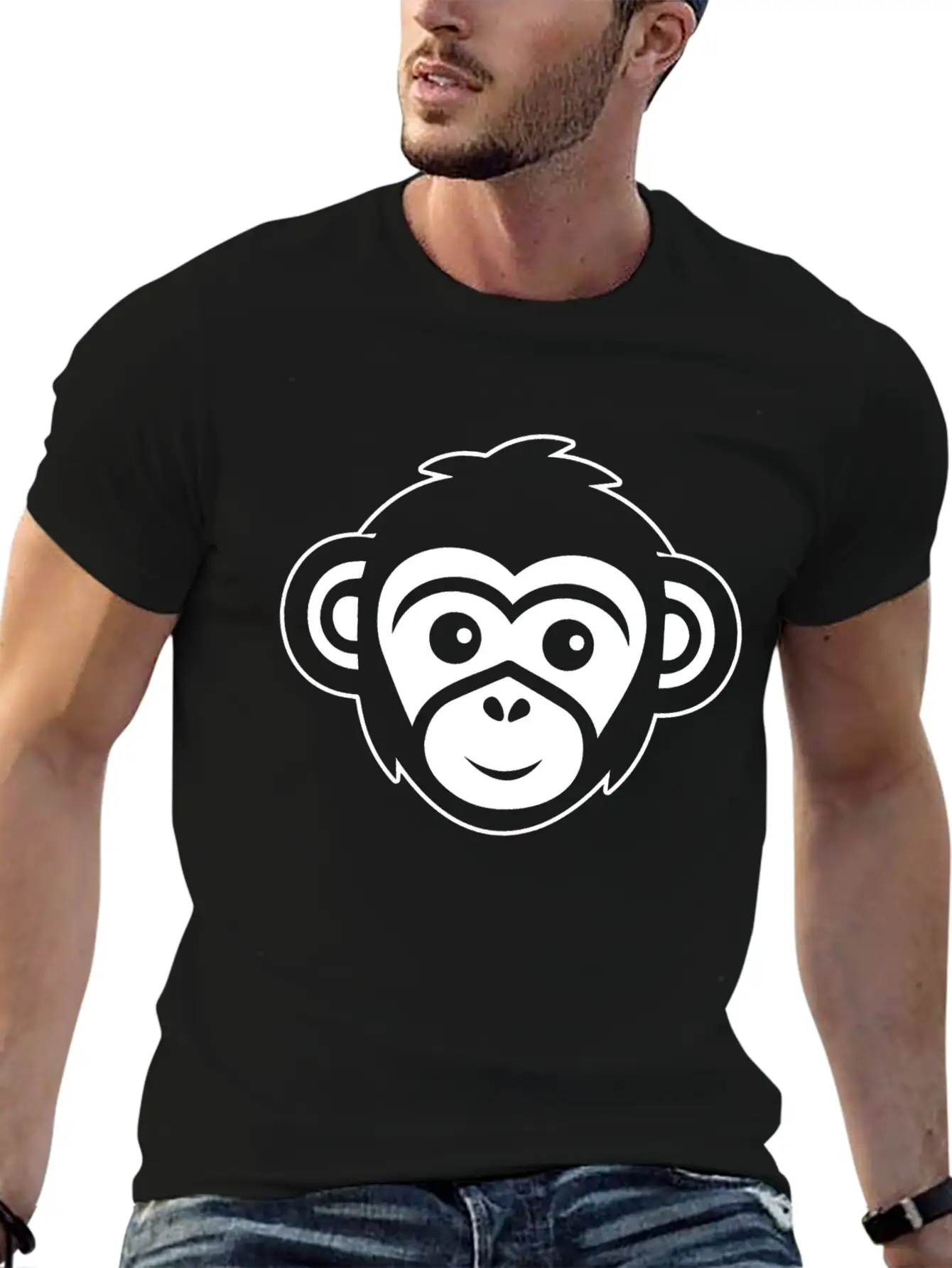 Ape Face Apes Apelike Jungle Primate Classic Fit Graphic Tee For Daily Comfort – Unisex Cotton Shirt