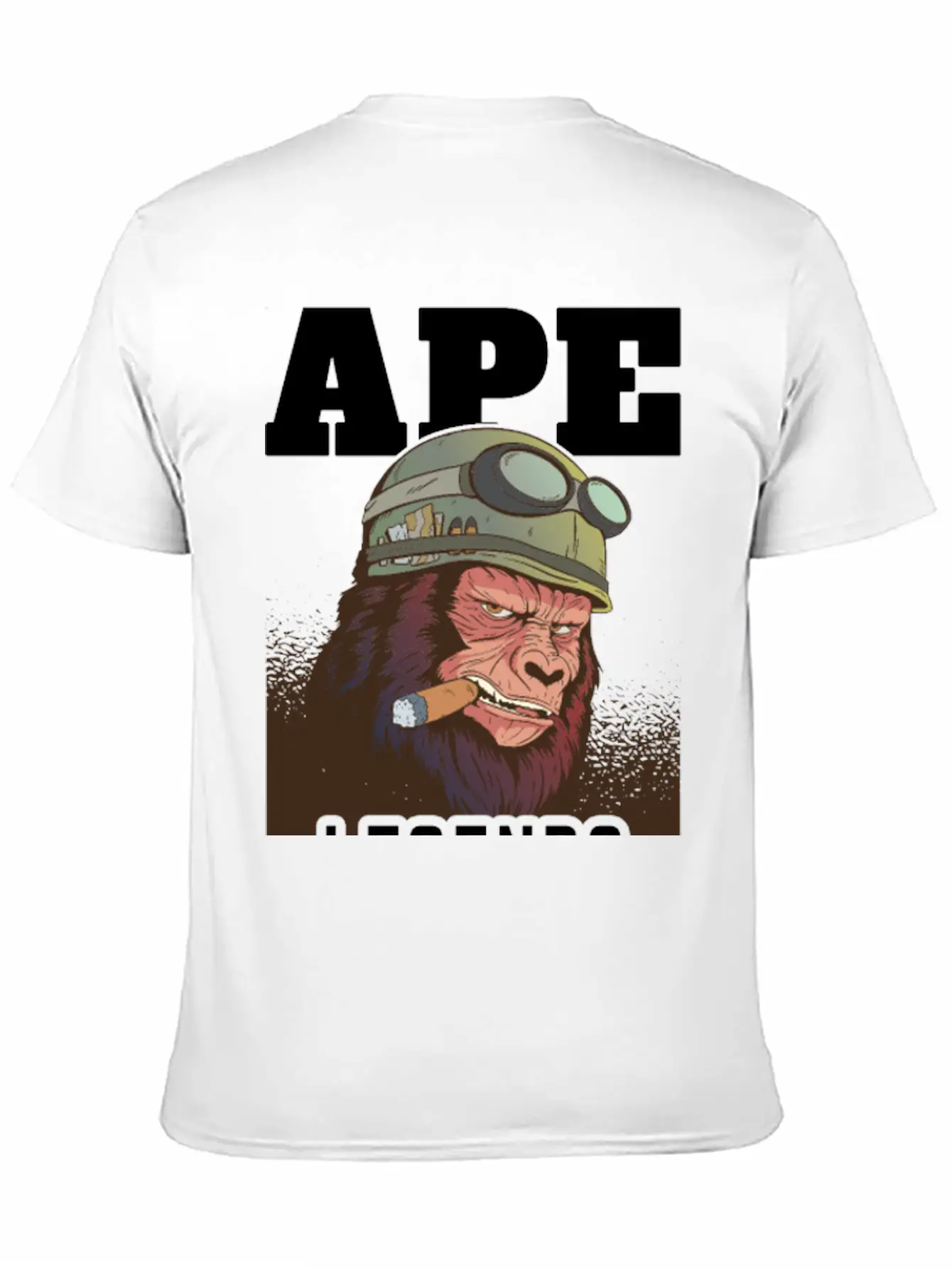 Ape Legends Never Die Timeless Short Sleeve Tee – Comfy And Minimalist Design