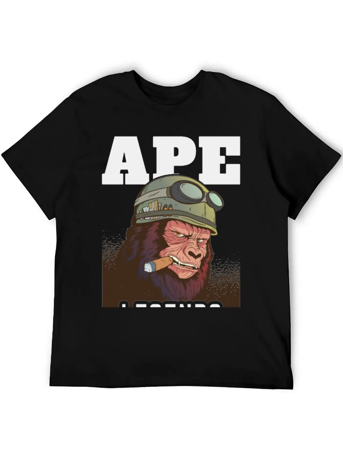 Ape Legends Never Die Timeless Short Sleeve Tee – Comfy And Minimalist Design