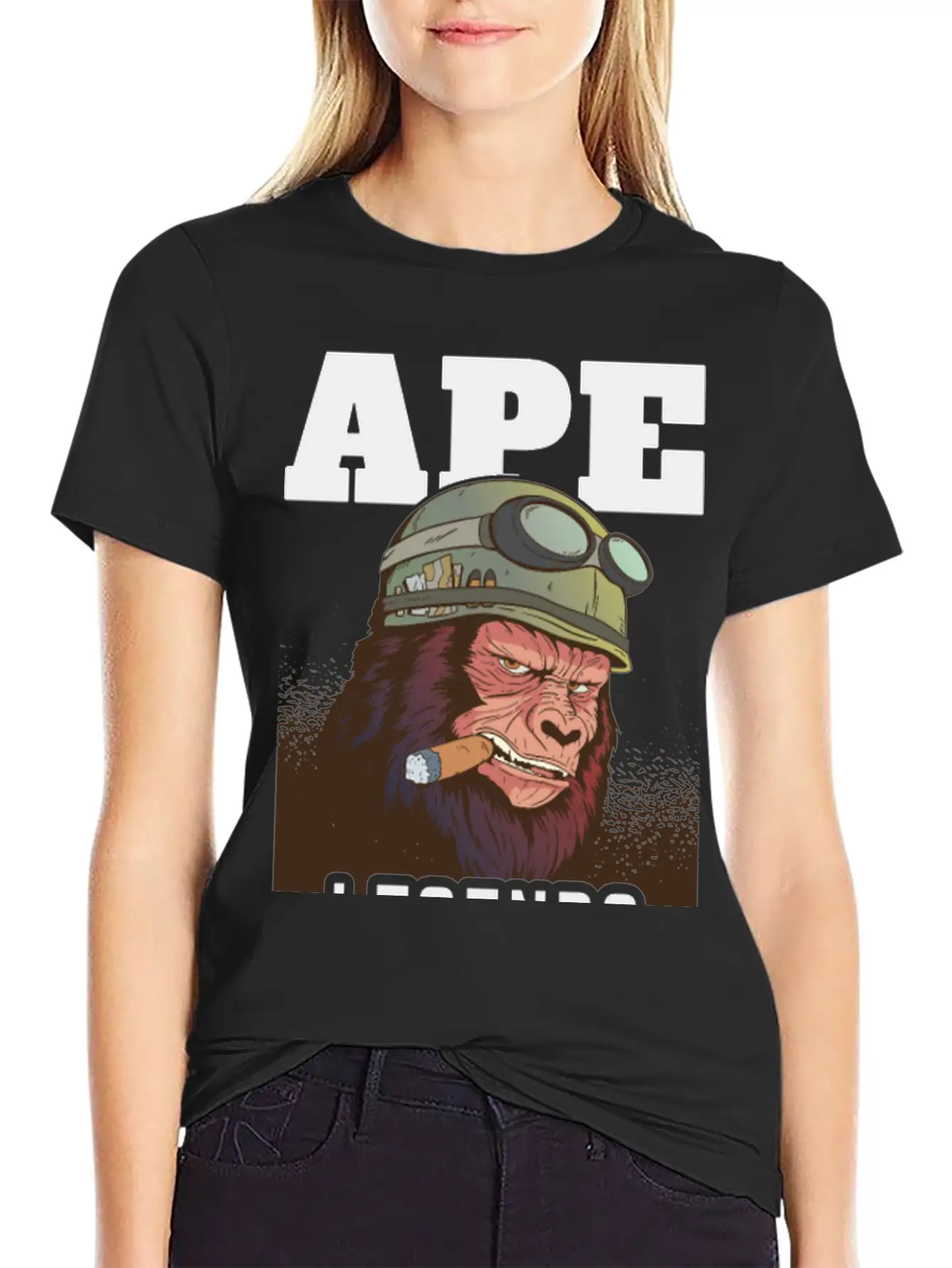 Ape Legends Never Die Timeless Short Sleeve Tee – Comfy And Minimalist Design