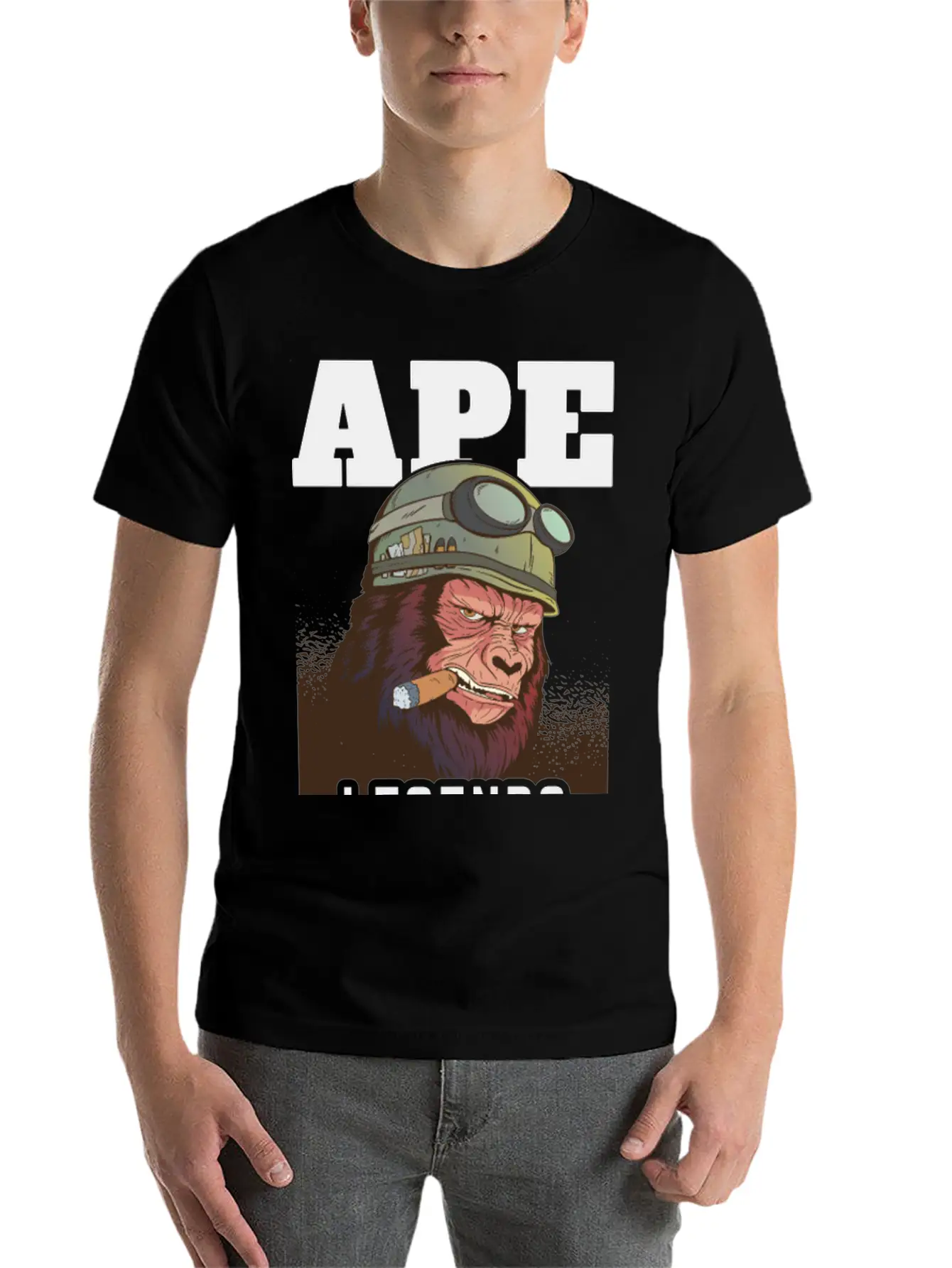 Ape Legends Never Die Timeless Short Sleeve Tee – Comfy And Minimalist Design