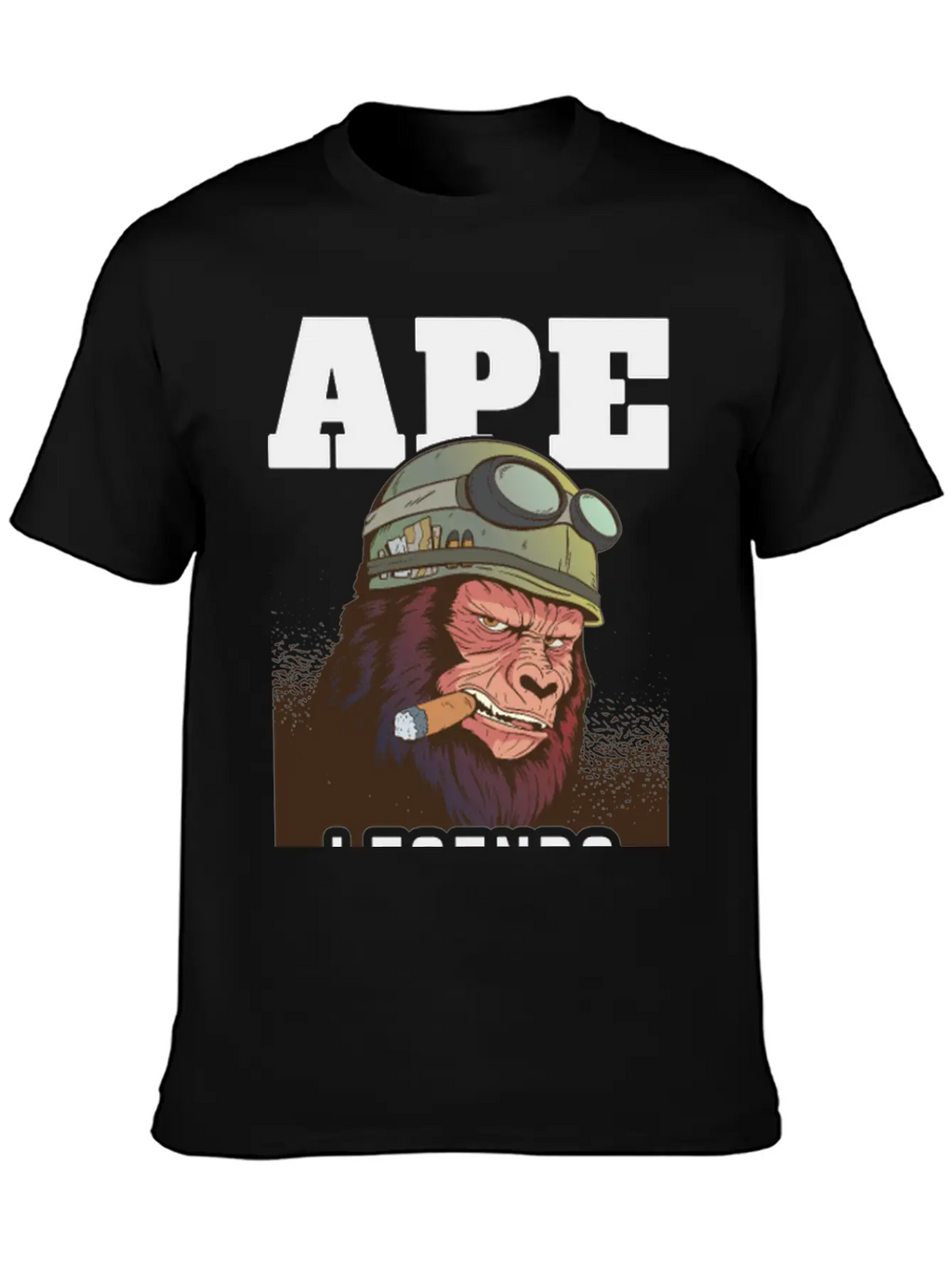 Ape Legends Never Die Timeless Short Sleeve Tee – Comfy And Minimalist Design