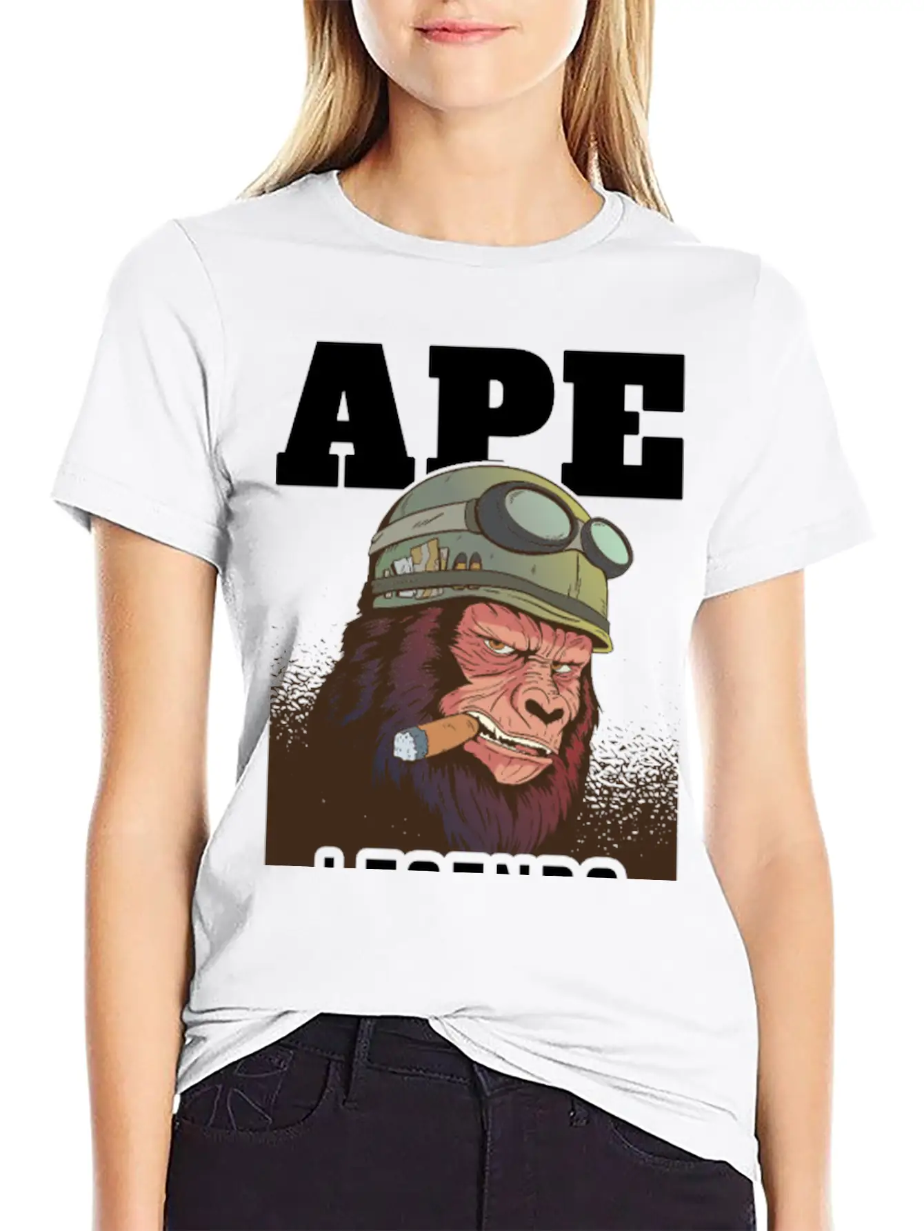 Ape Legends Never Die Timeless Short Sleeve Tee – Comfy And Minimalist Design