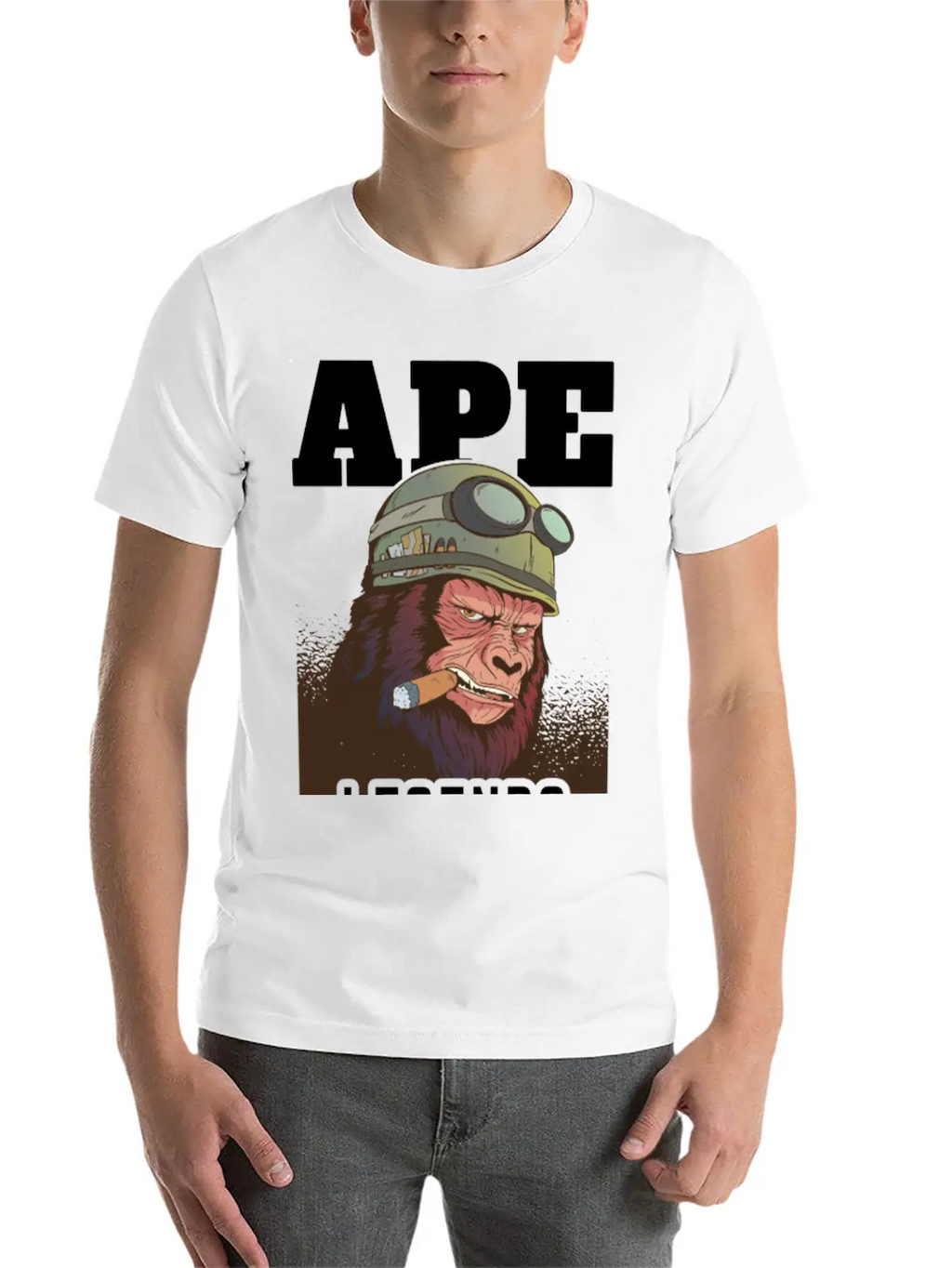 Ape Legends Never Die Timeless Short Sleeve Tee – Comfy And Minimalist Design