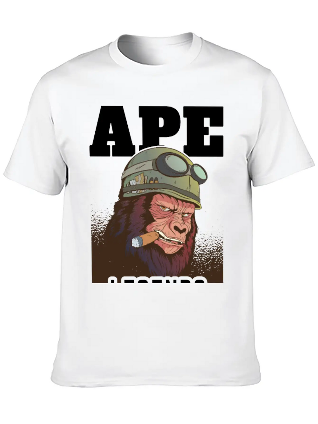 Ape Legends Never Die Timeless Short Sleeve Tee – Comfy And Minimalist Design