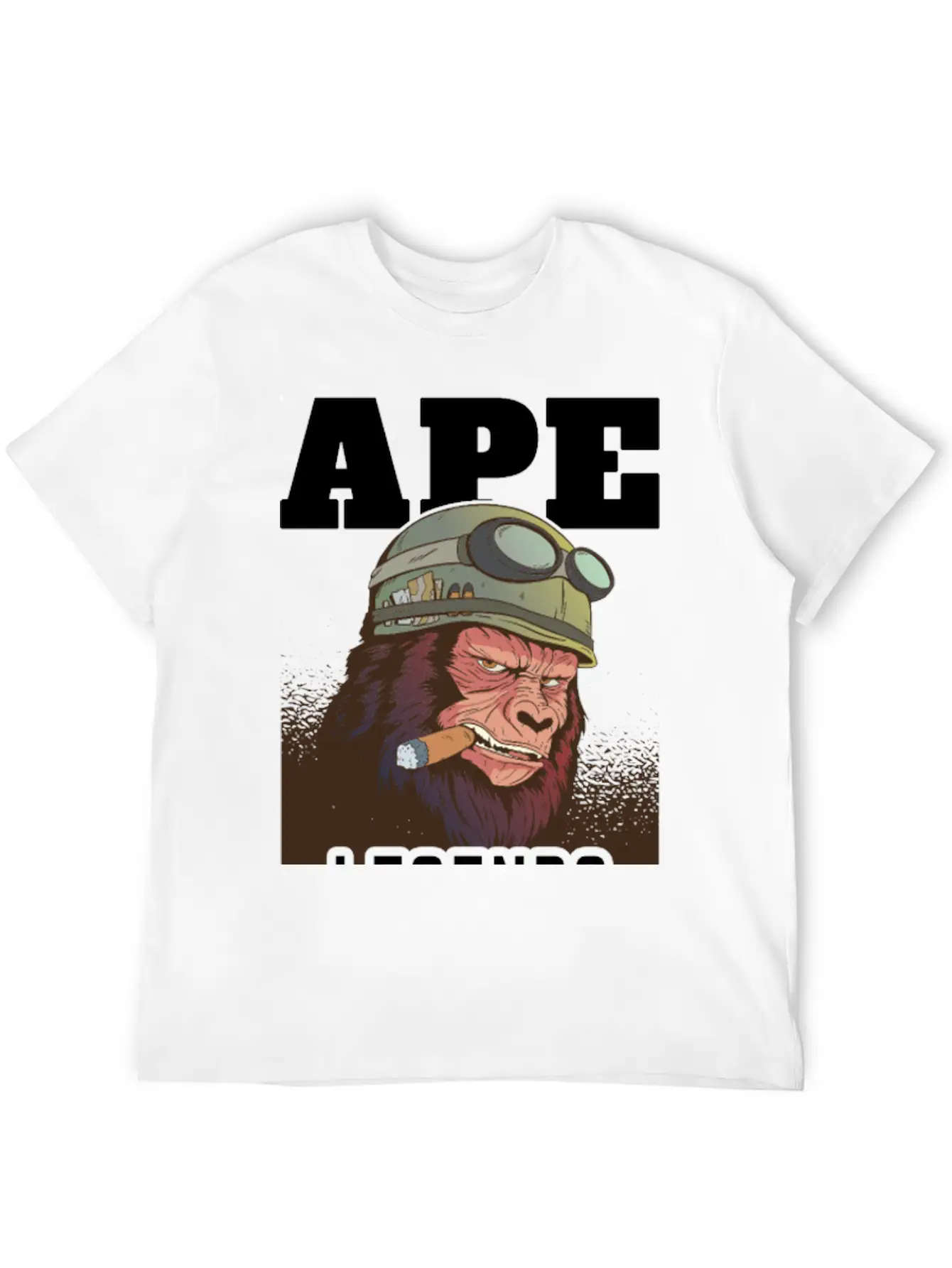 Ape Legends Never Die Timeless Short Sleeve Tee – Comfy And Minimalist Design