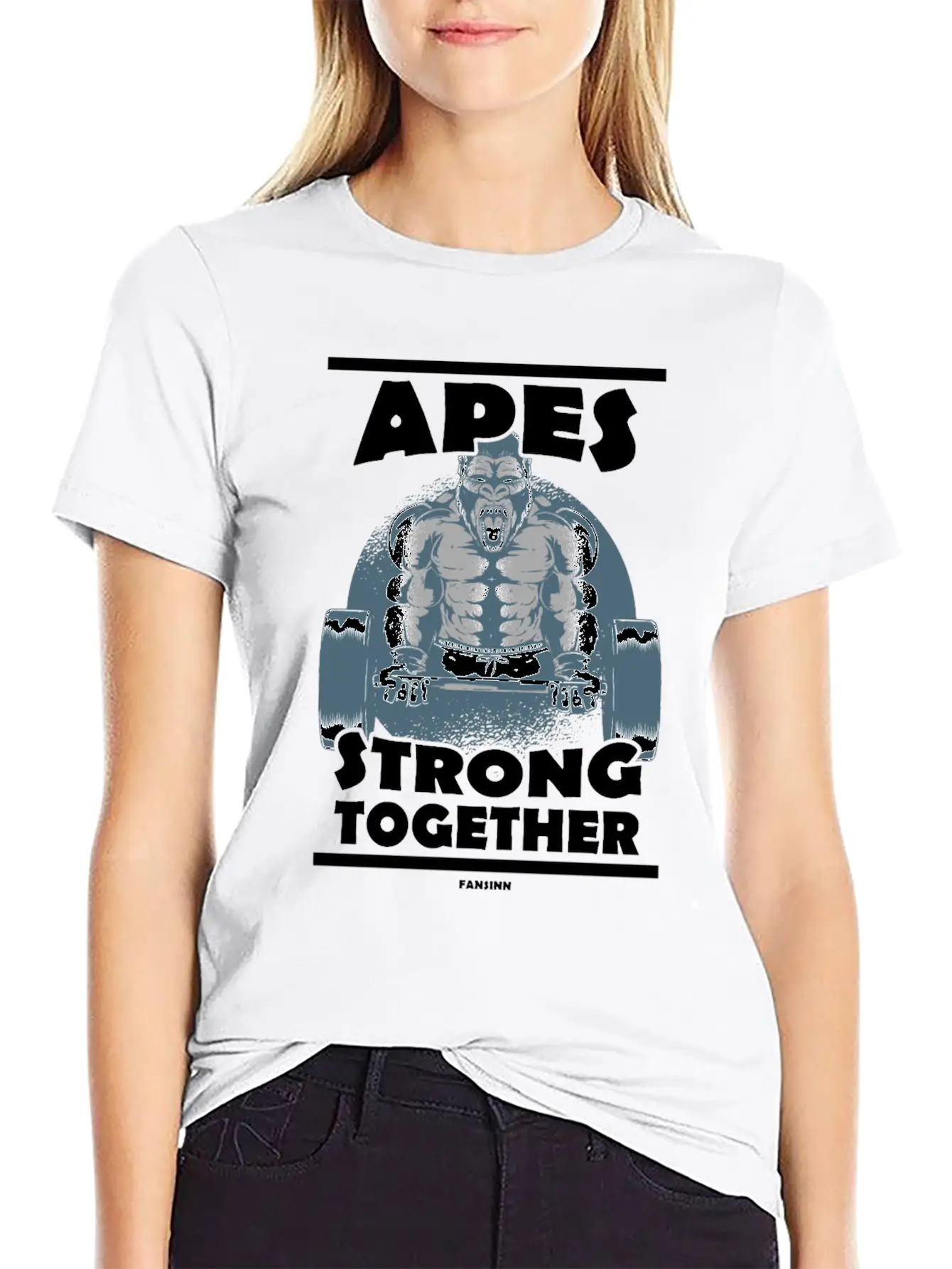 Apes Strong Together Classic Cotton Tee – Unisex Comfort For Any Season