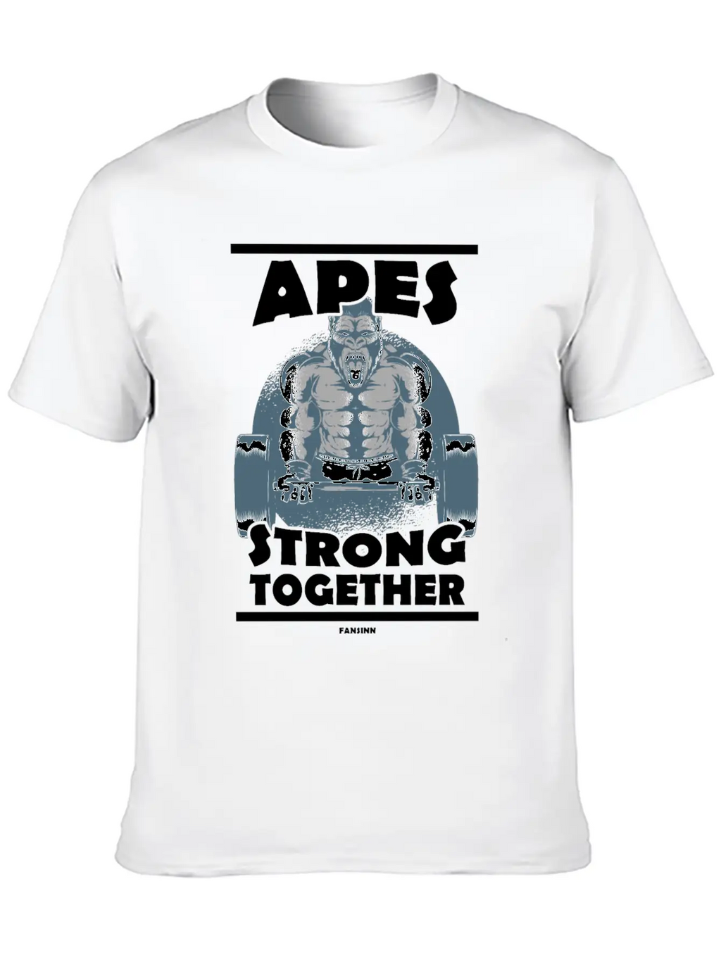 Apes Strong Together Classic Cotton Tee – Unisex Comfort For Any Season