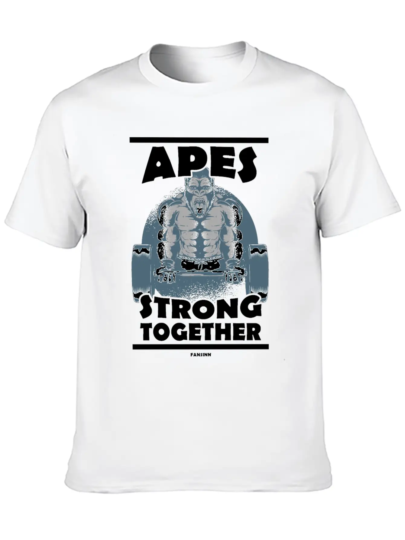 Apes Strong Together Classic Cotton Tee – Unisex Comfort For Any Season
