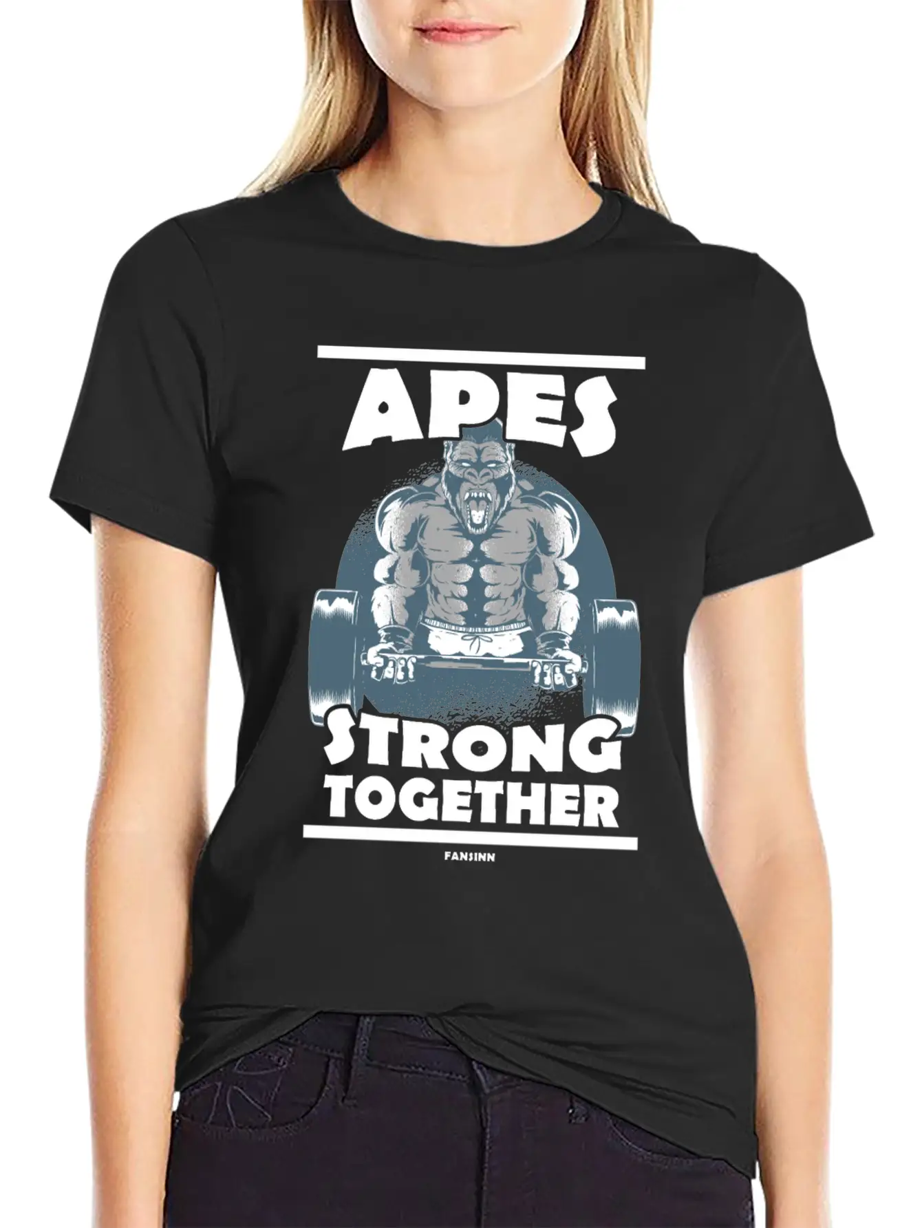 Apes Strong Together Classic Cotton Tee – Unisex Comfort For Any Season