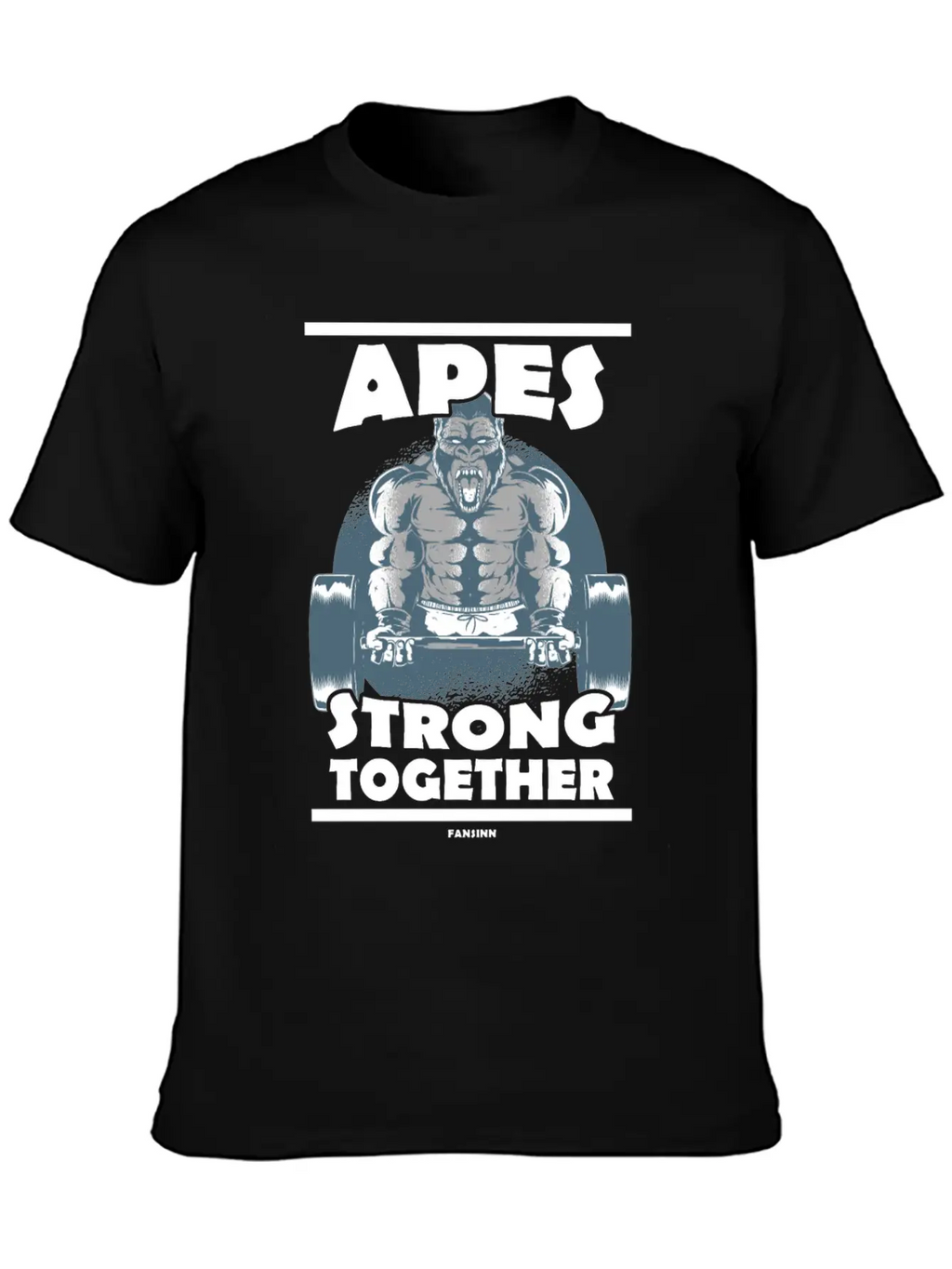 Apes Strong Together Classic Cotton Tee – Unisex Comfort For Any Season