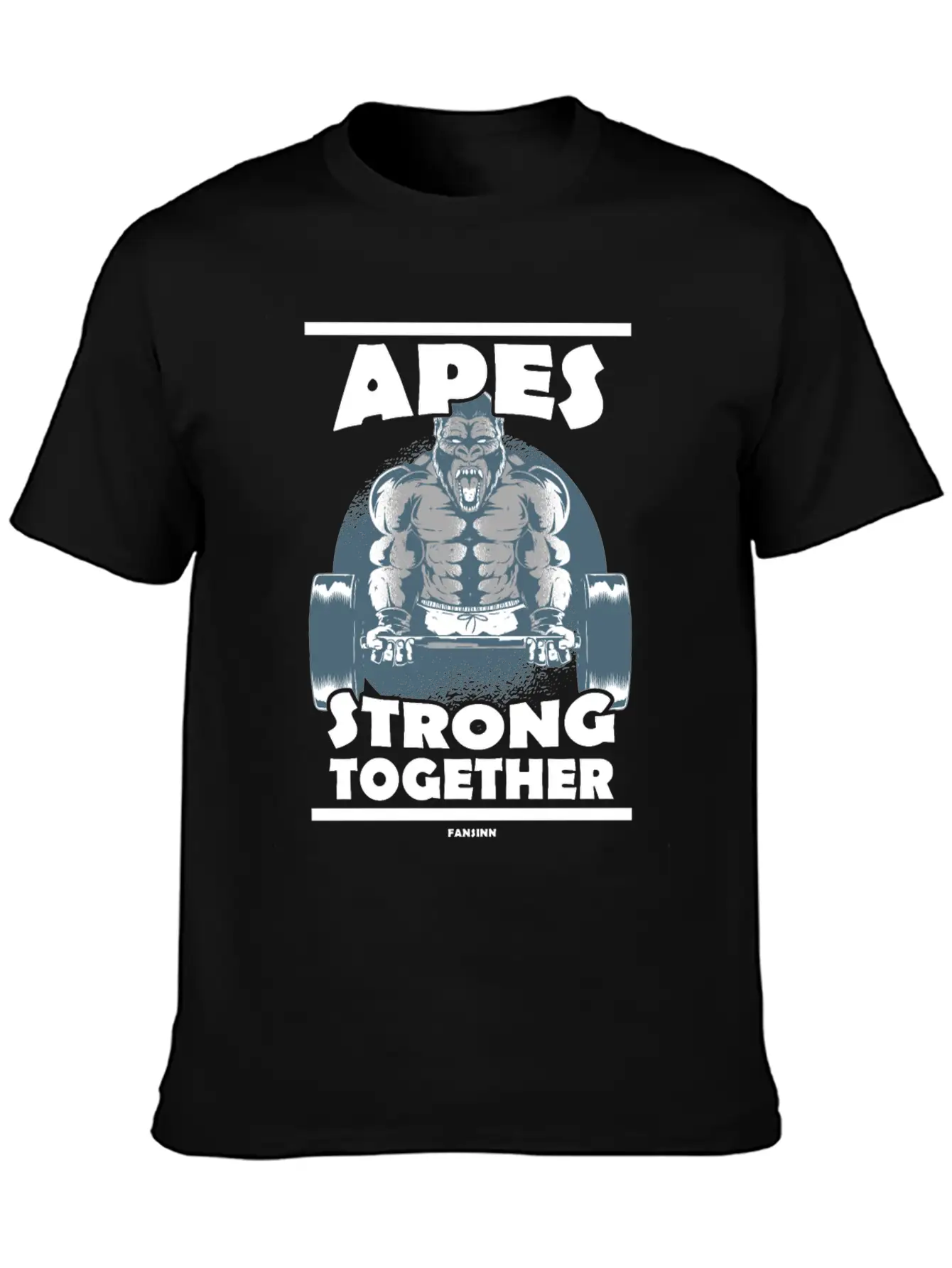 Apes Strong Together Classic Cotton Tee – Unisex Comfort For Any Season