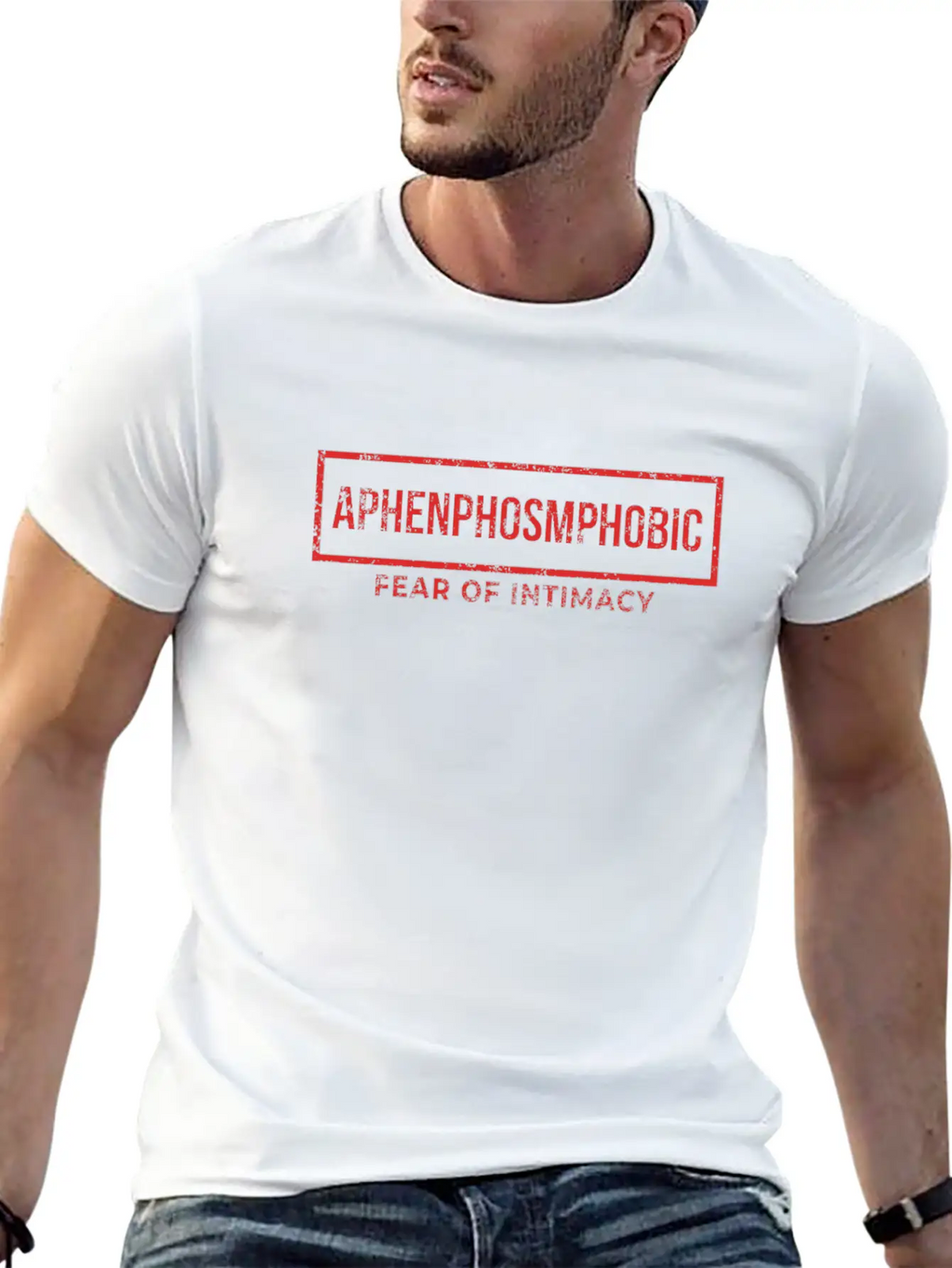 Aphenphosmphobic Fear Of Intimacy Timeless Short Sleeve Tee – Comfy And Minimalist Design