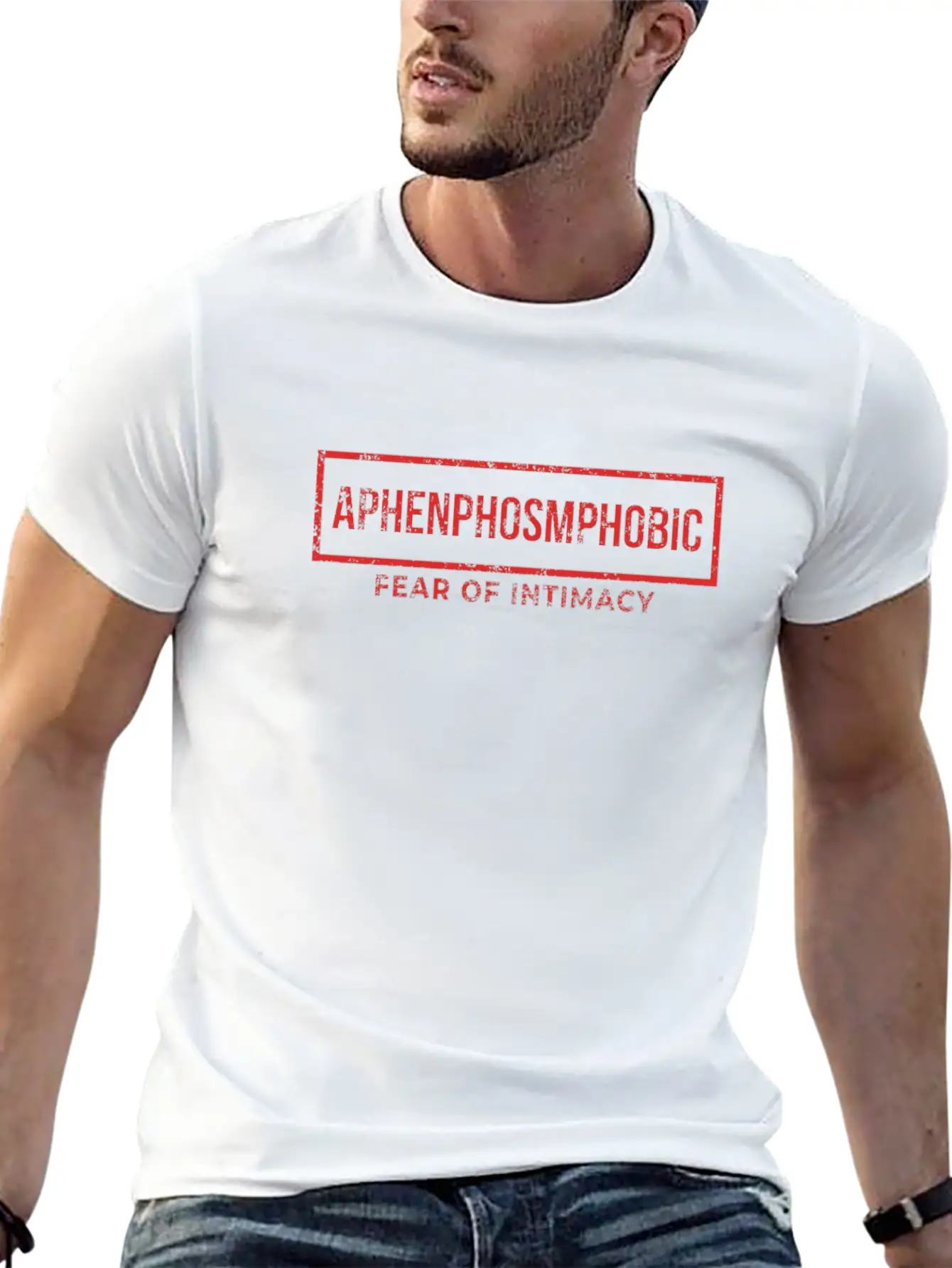 Aphenphosmphobic Fear Of Intimacy Timeless Short Sleeve Tee – Comfy And Minimalist Design