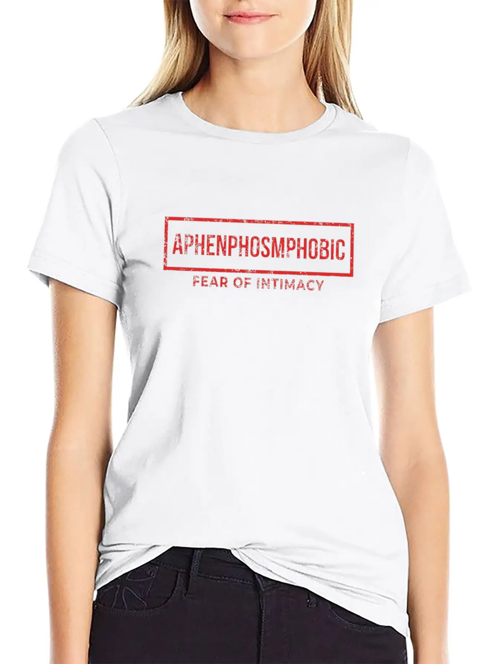 Aphenphosmphobic Fear Of Intimacy Timeless Short Sleeve Tee – Comfy And Minimalist Design