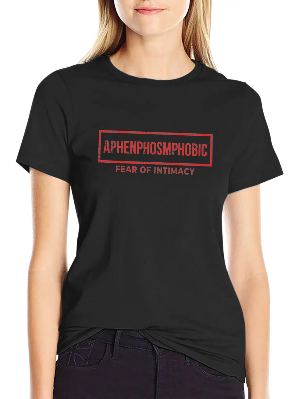 Aphenphosmphobic Fear Of Intimacy Timeless Short Sleeve Tee – Comfy And Minimalist Design