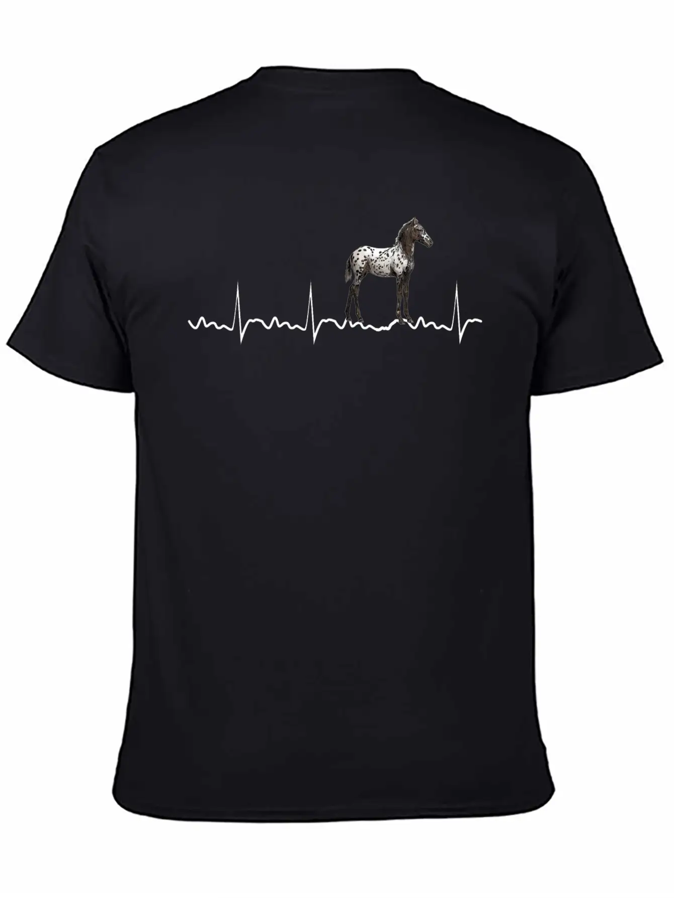 Appaloosa Heartbeat Appaloosa Horse Riding Comfortable Minimalist Graphic Tee – Summer Style Essential