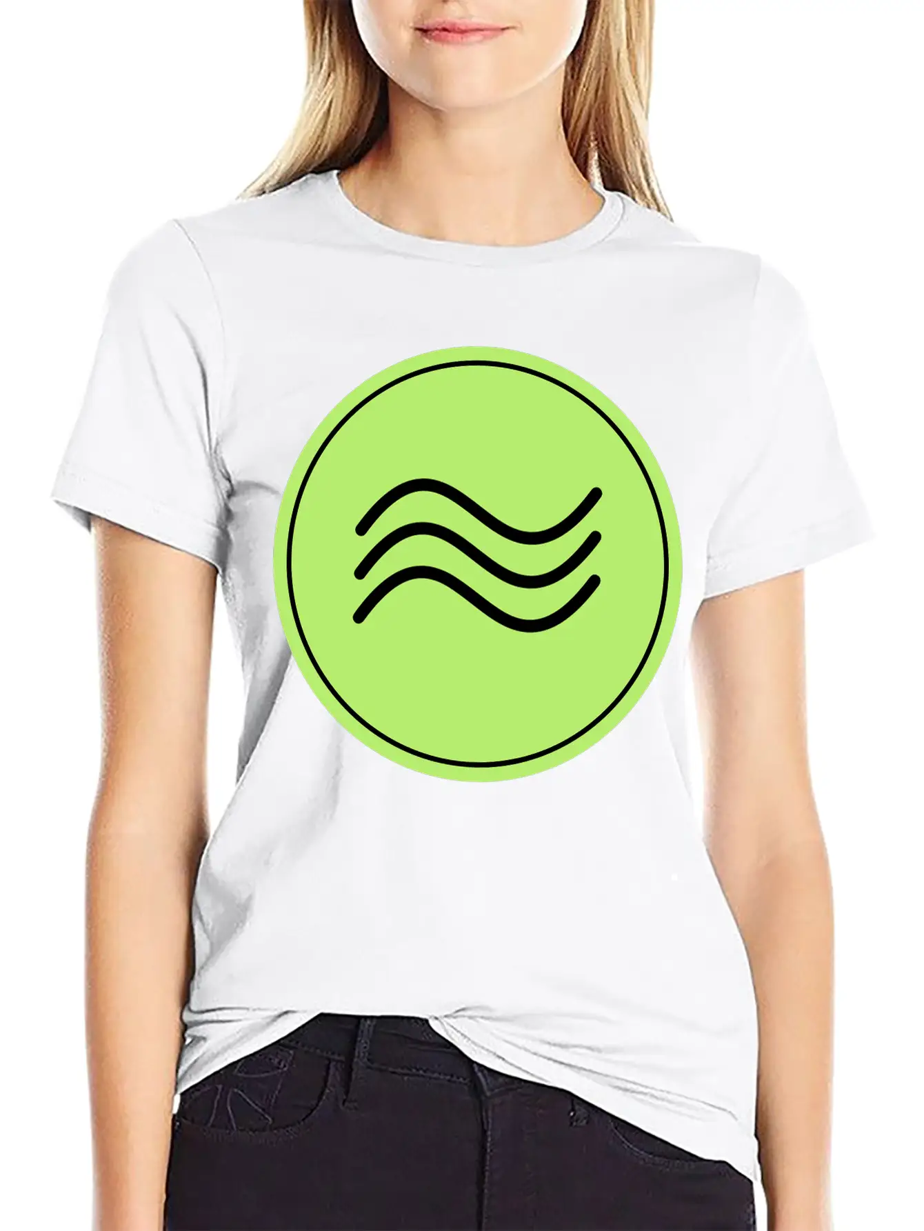 Approximate Equivalence Symbol Vectorized Comfortable Minimalist Graphic Tee – Summer Style Essential
