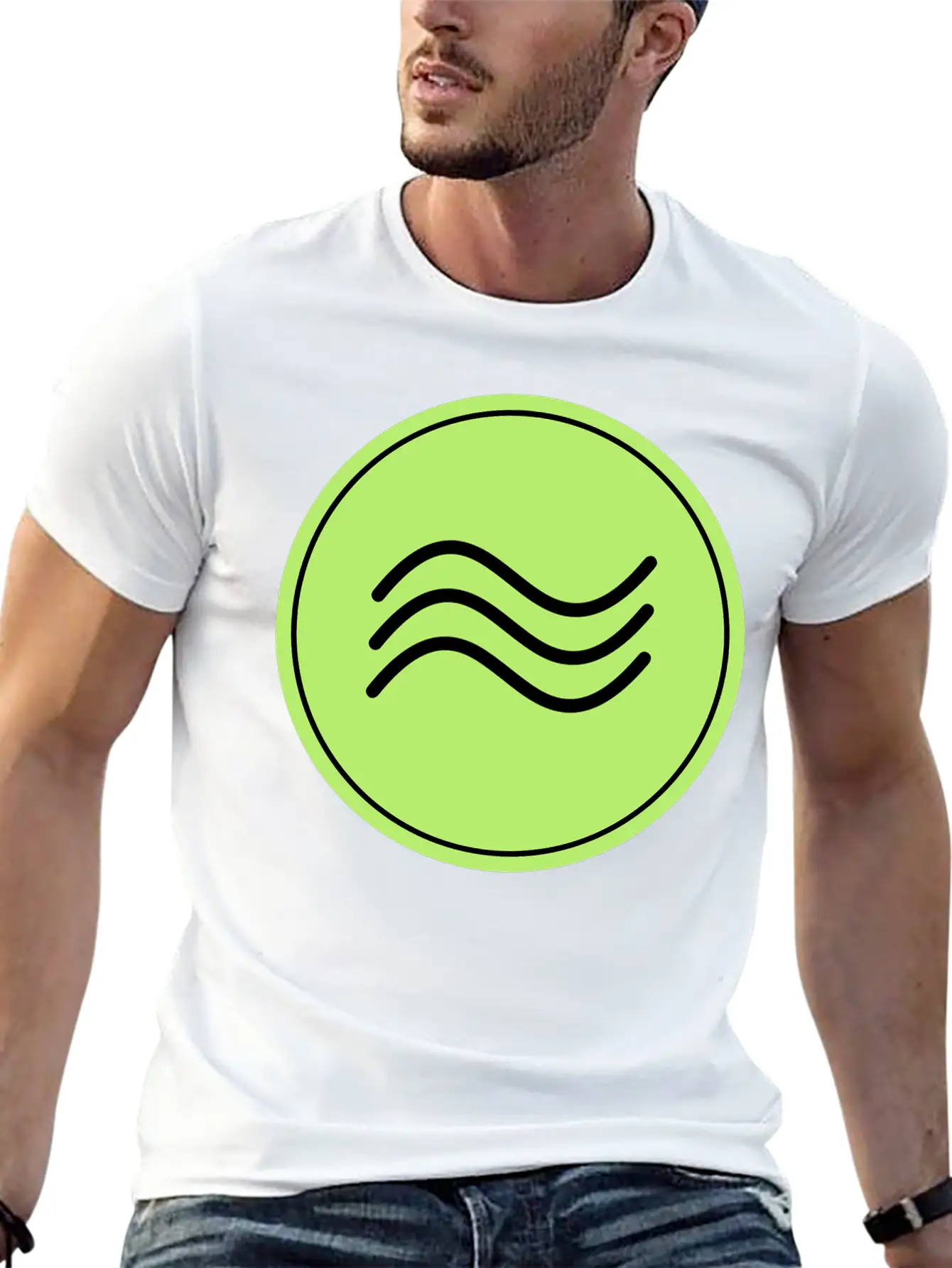 Approximate Equivalence Symbol Vectorized Comfortable Minimalist Graphic Tee – Summer Style Essential