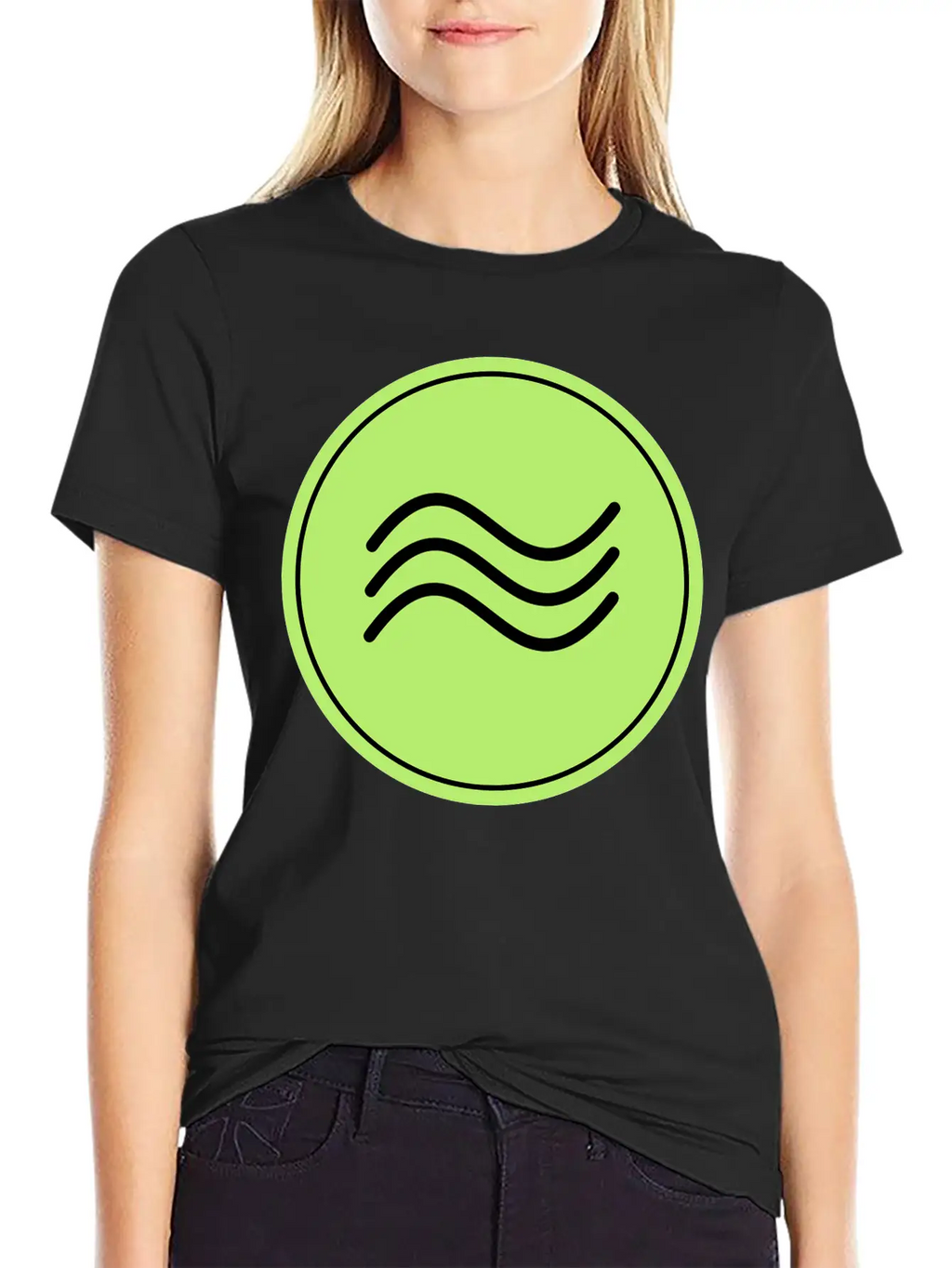 Approximate Equivalence Symbol Vectorized Comfortable Minimalist Graphic Tee – Summer Style Essential