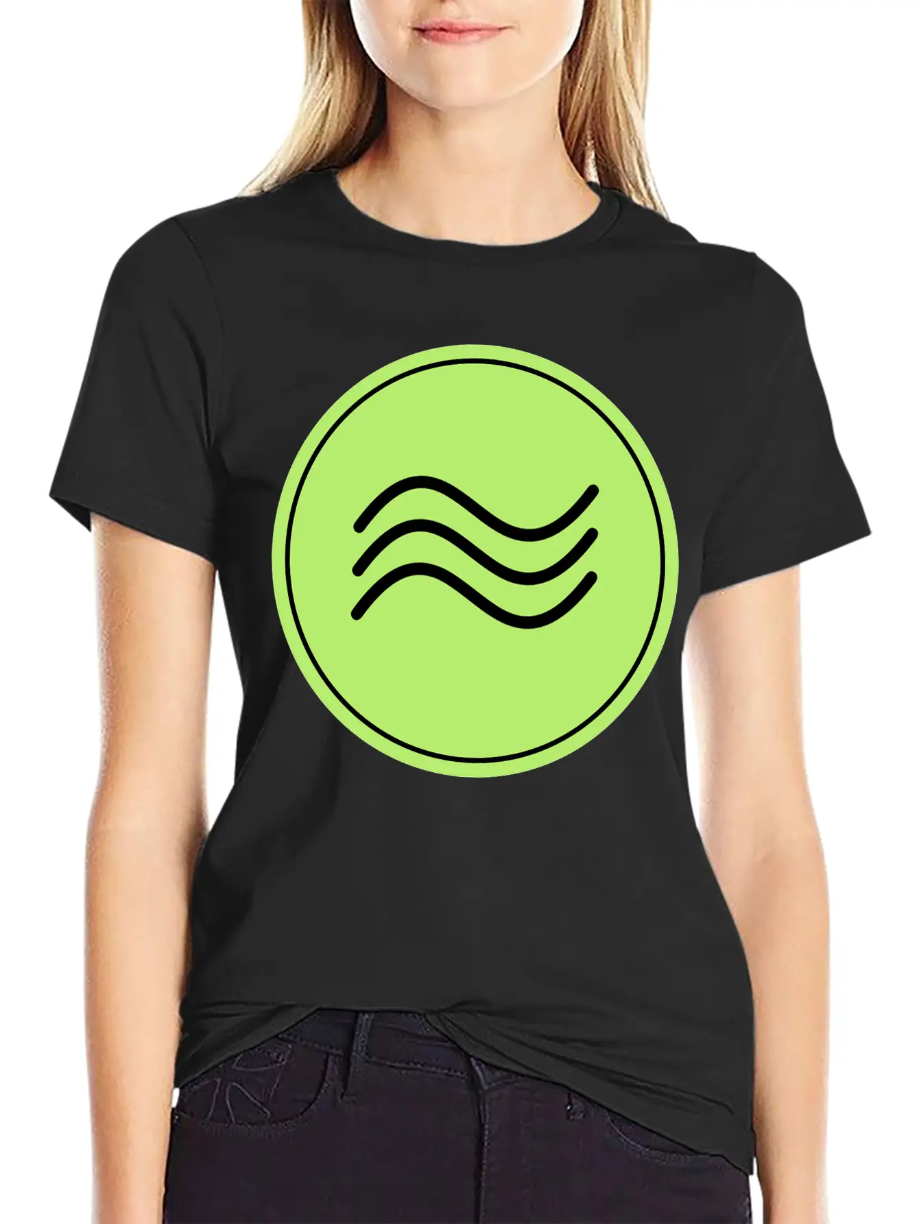 Approximate Equivalence Symbol Vectorized Comfortable Minimalist Graphic Tee – Summer Style Essential
