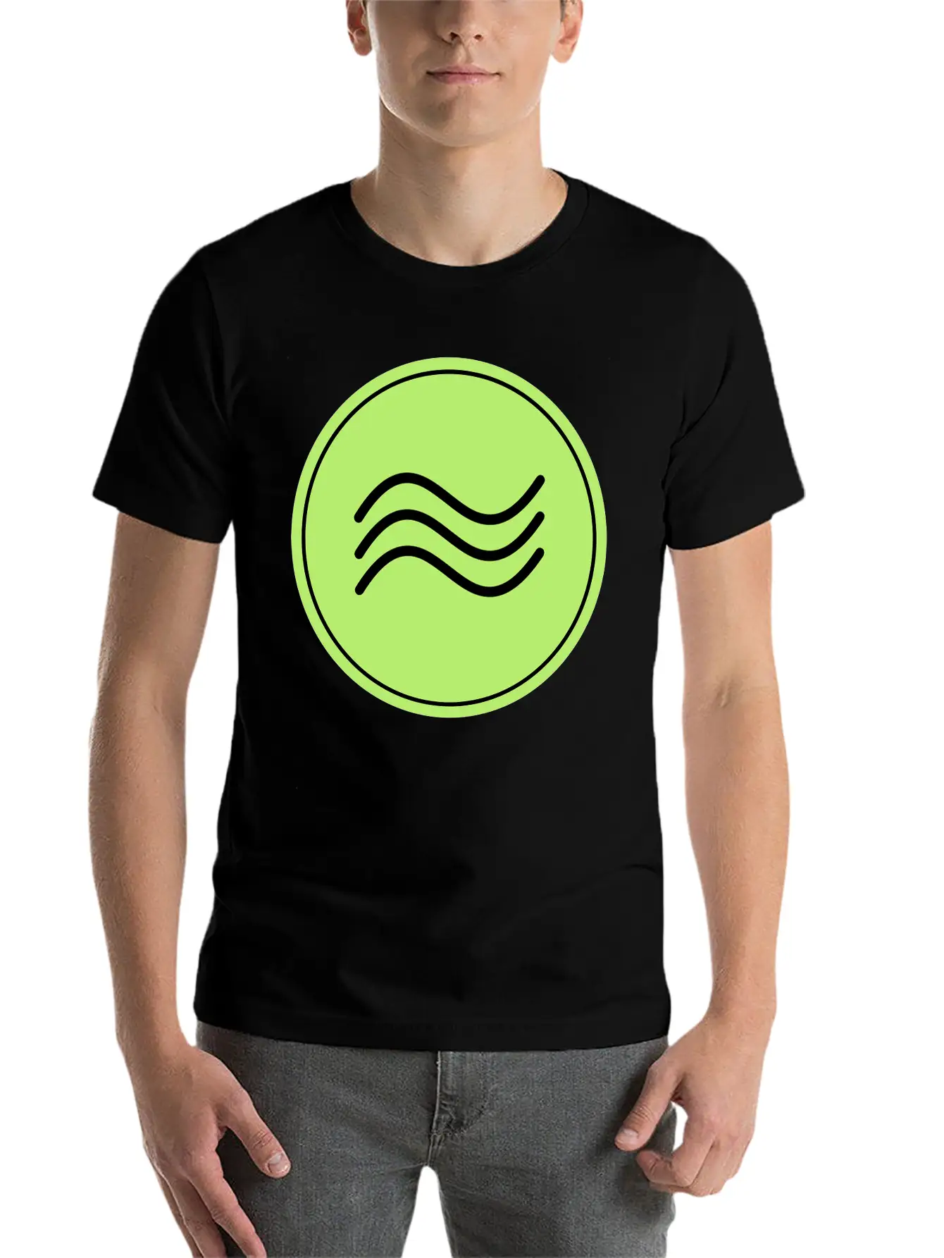 Approximate Equivalence Symbol Vectorized Comfortable Minimalist Graphic Tee – Summer Style Essential