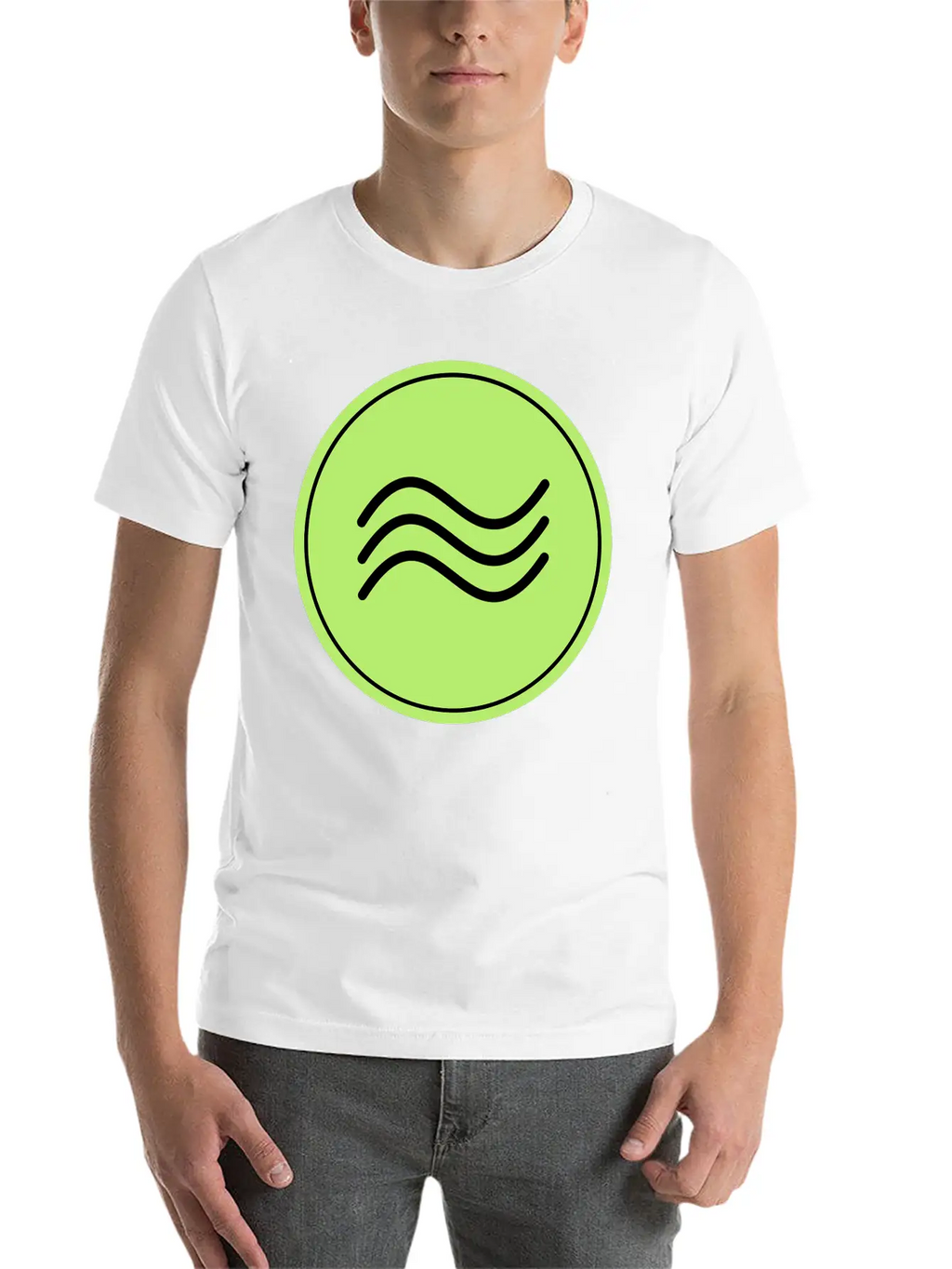 Approximate Equivalence Symbol Vectorized Comfortable Minimalist Graphic Tee – Summer Style Essential