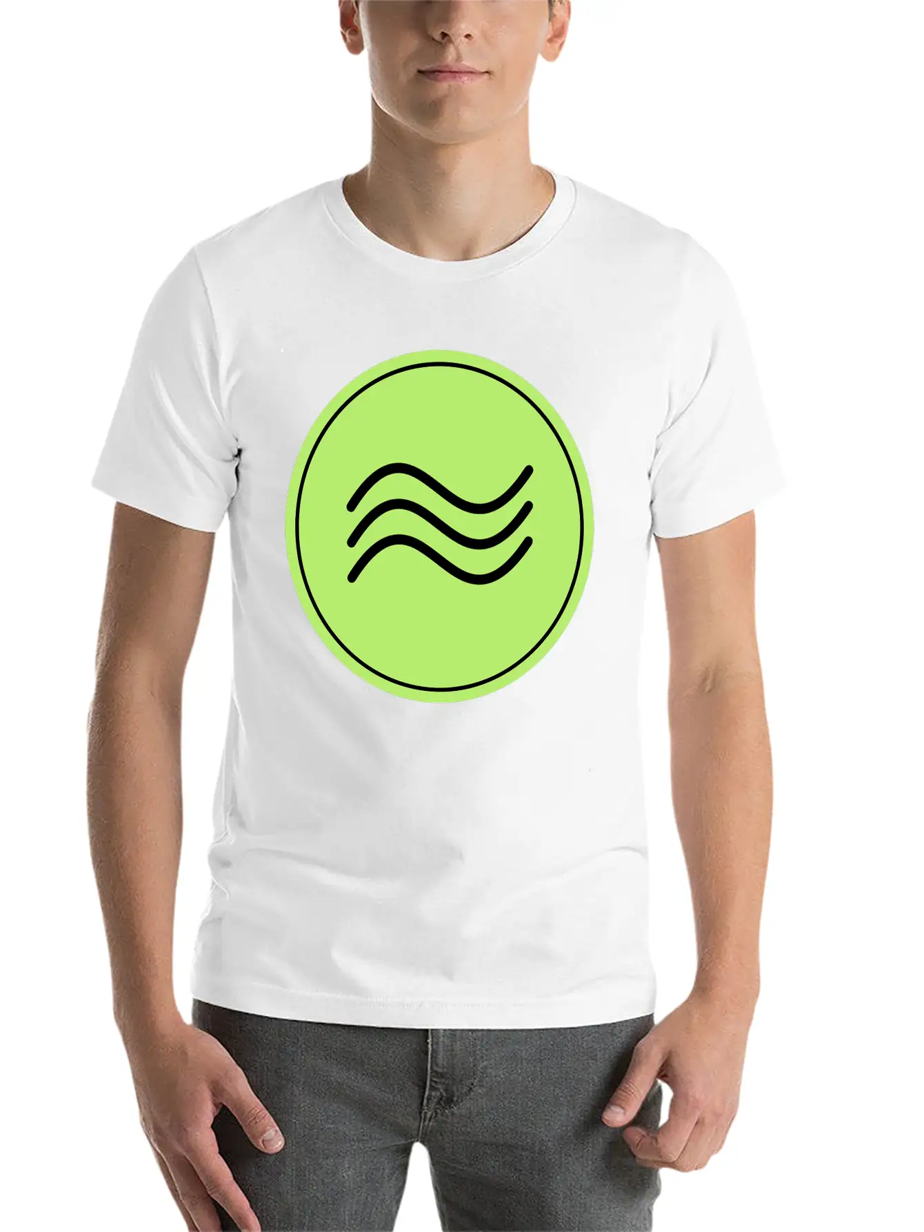 Approximate Equivalence Symbol Vectorized Comfortable Minimalist Graphic Tee – Summer Style Essential