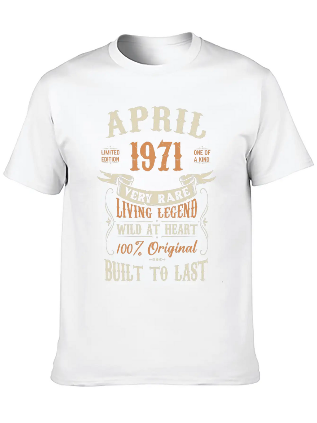 April 1971 Birthday Surprise Basic Graphic T-Shirt – Daily Comfort In Soft Cotton