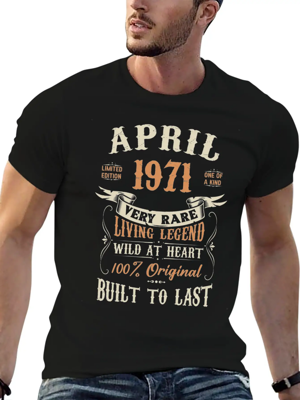 April 1971 Birthday Surprise Basic Graphic T-Shirt – Daily Comfort In Soft Cotton