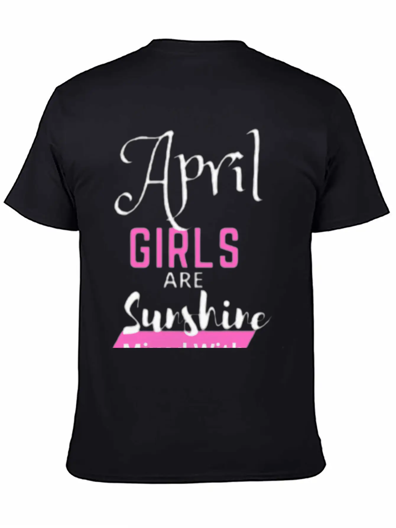 April Girl Are Sunshine Mixed With A Little Hurric Timeless Short Sleeve Tee – Comfy And Minimalist Design