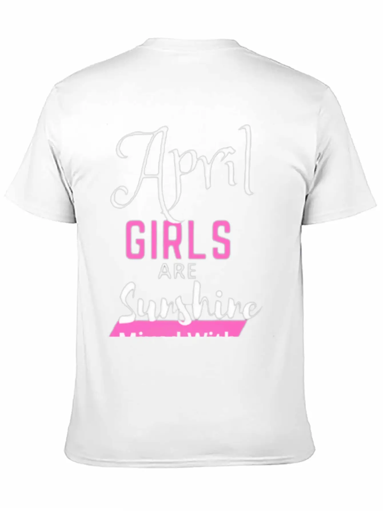 April Girl Are Sunshine Mixed With A Little Hurric Timeless Short Sleeve Tee – Comfy And Minimalist Design