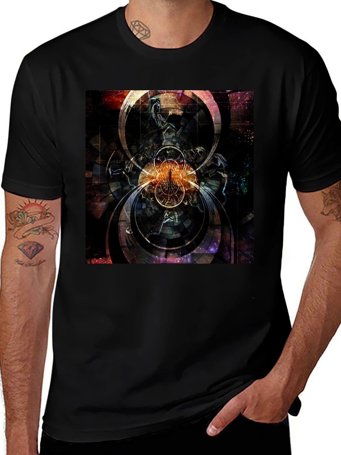 Abstract Time T-Shirt - Surreal Design