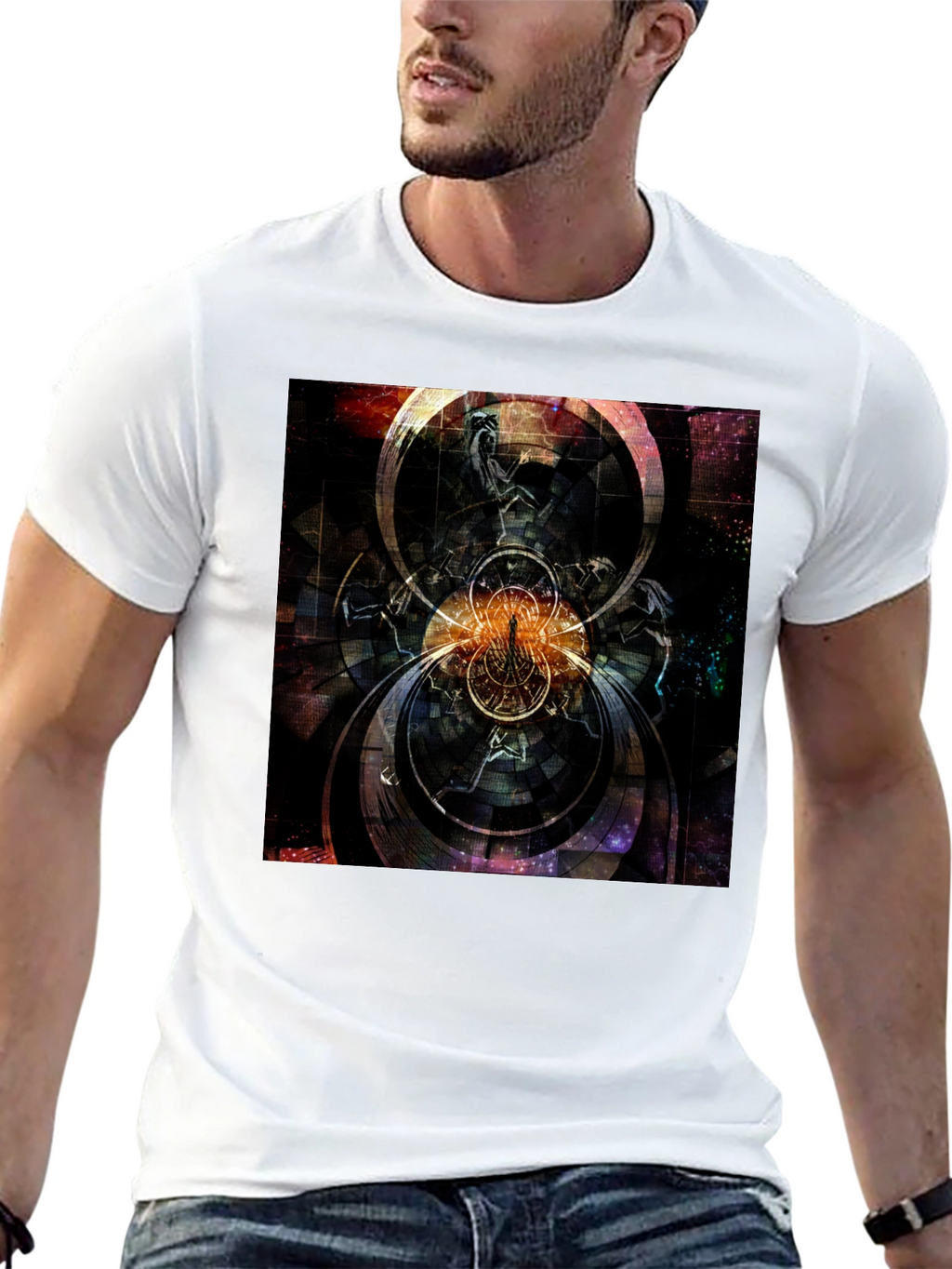 Abstract Time T-Shirt - Surreal Design