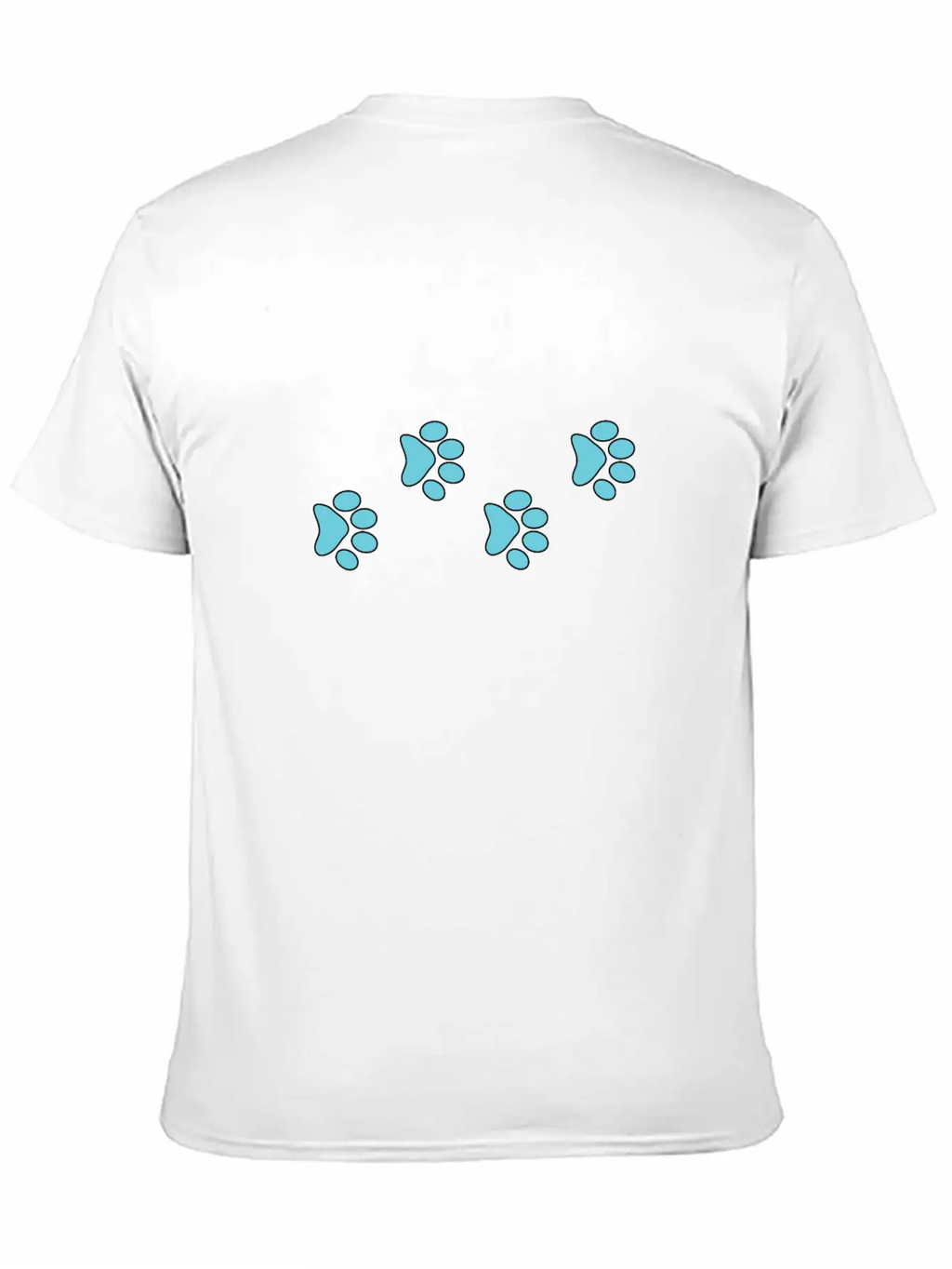 Aqua Dog Paws Classic Cotton Tee – Unisex Comfort For Any Season