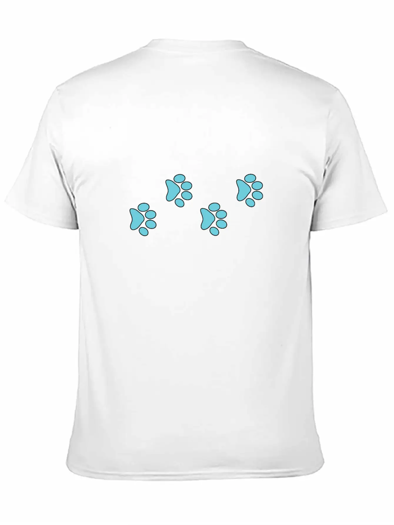 Aqua Dog Paws Classic Cotton Tee – Unisex Comfort For Any Season