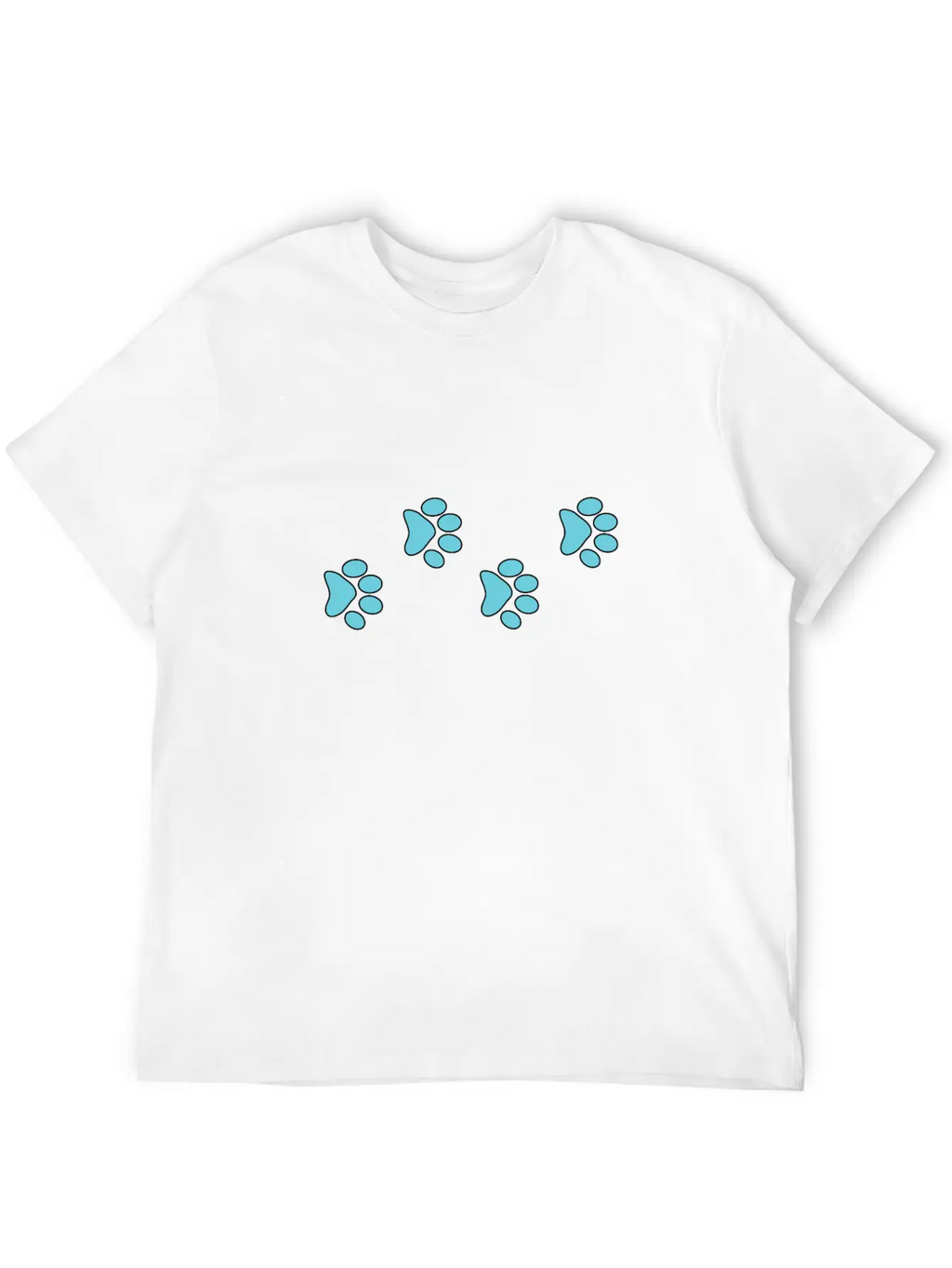 Aqua Dog Paws Classic Cotton Tee – Unisex Comfort For Any Season