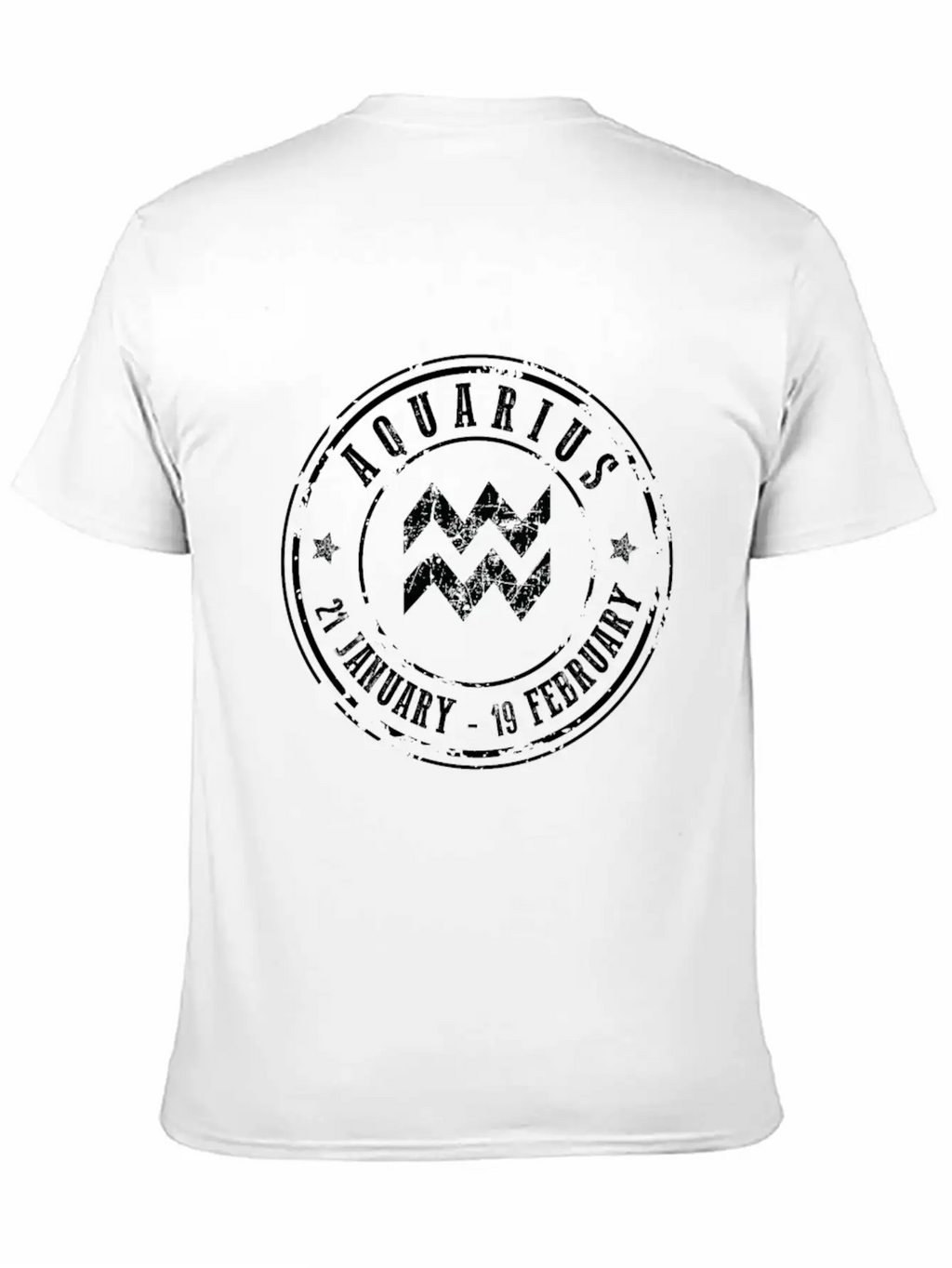 Aquarius Classic Fit Graphic Tee For Daily Comfort – Unisex Cotton Shirt
